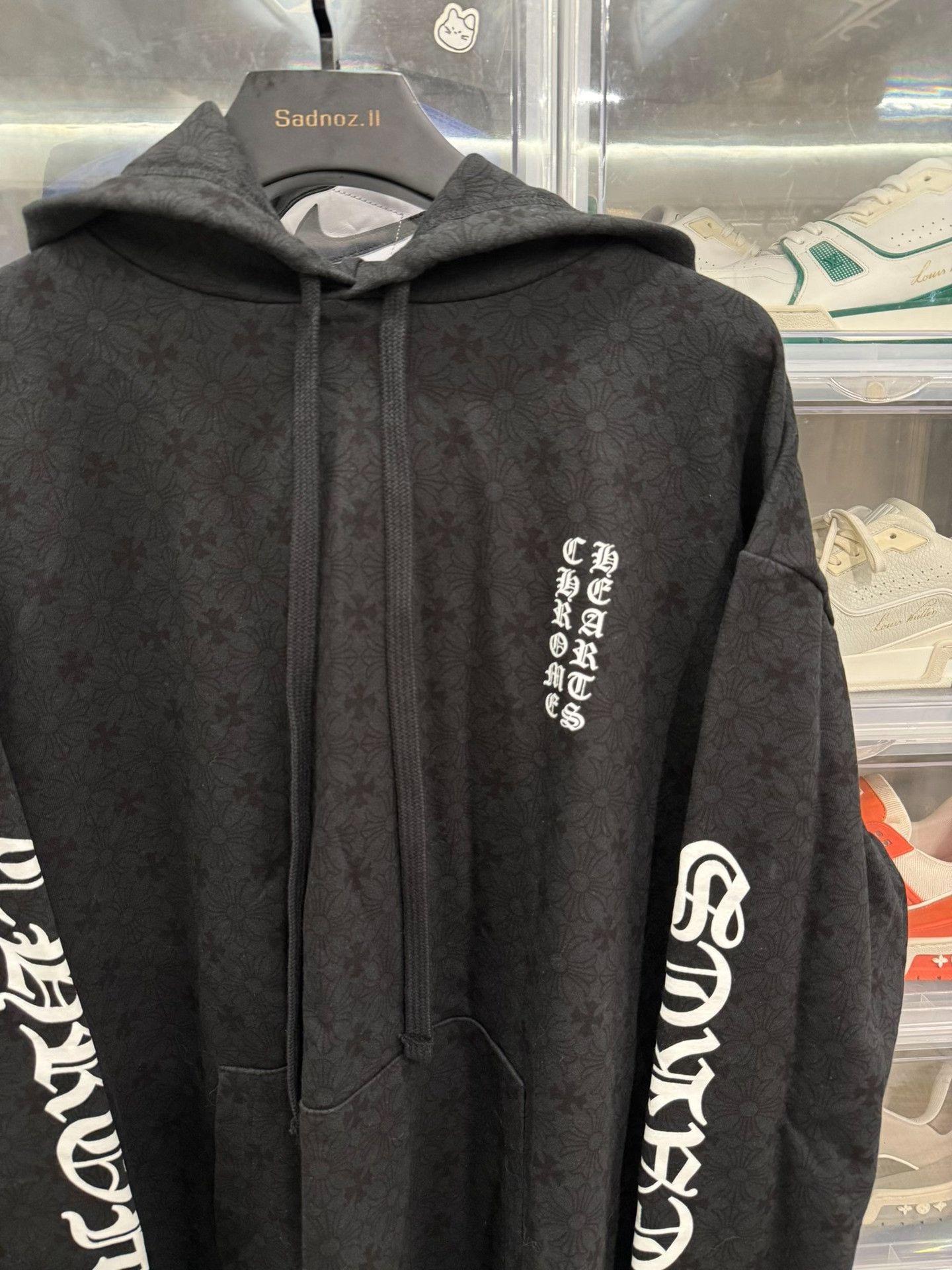 Chrome Hearts Chrome Hearts Sanskrit Horseshoe Black Hoodie XXL Size US XXL / EU 58 / 5 - 2 Thumbnail