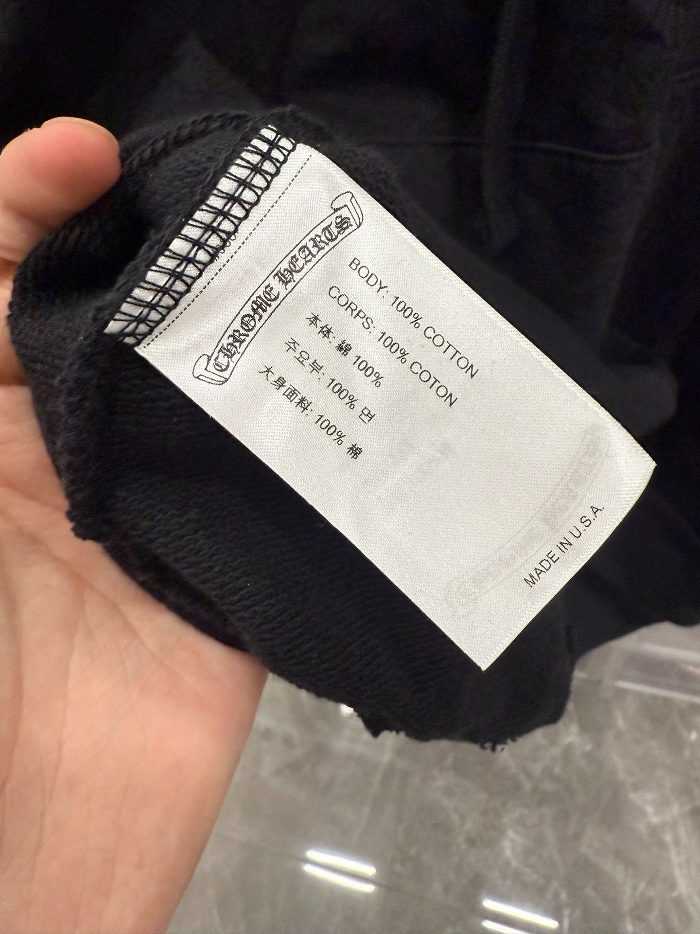 Chrome Hearts Chrome Hearts Sanskrit Horseshoe Black Hoodie XXL Size US XXL / EU 58 / 5 - 4 Thumbnail
