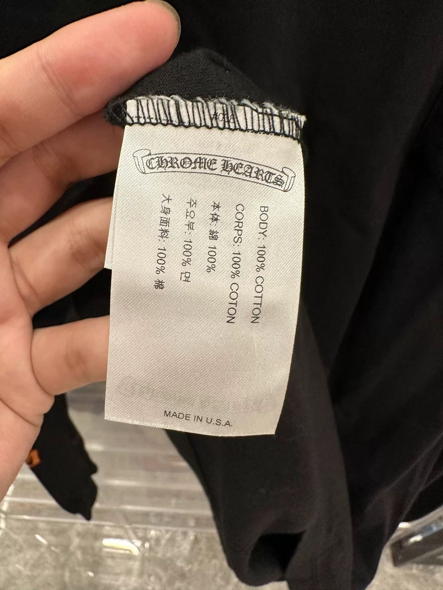 Chrome Hearts Chrome Hearts Black Long-Sleeve Orange Size US XL / EU 56 / 4 - 5 Thumbnail