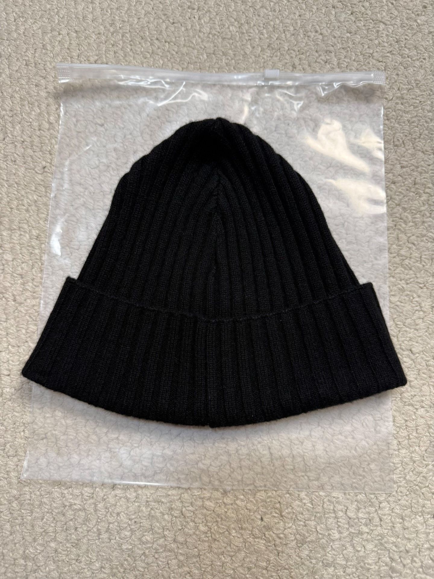 Chrome Hearts Chrome Hearts Cross Patch Black Cashmere Beanie Size ONE SIZE - 2 Thumbnail