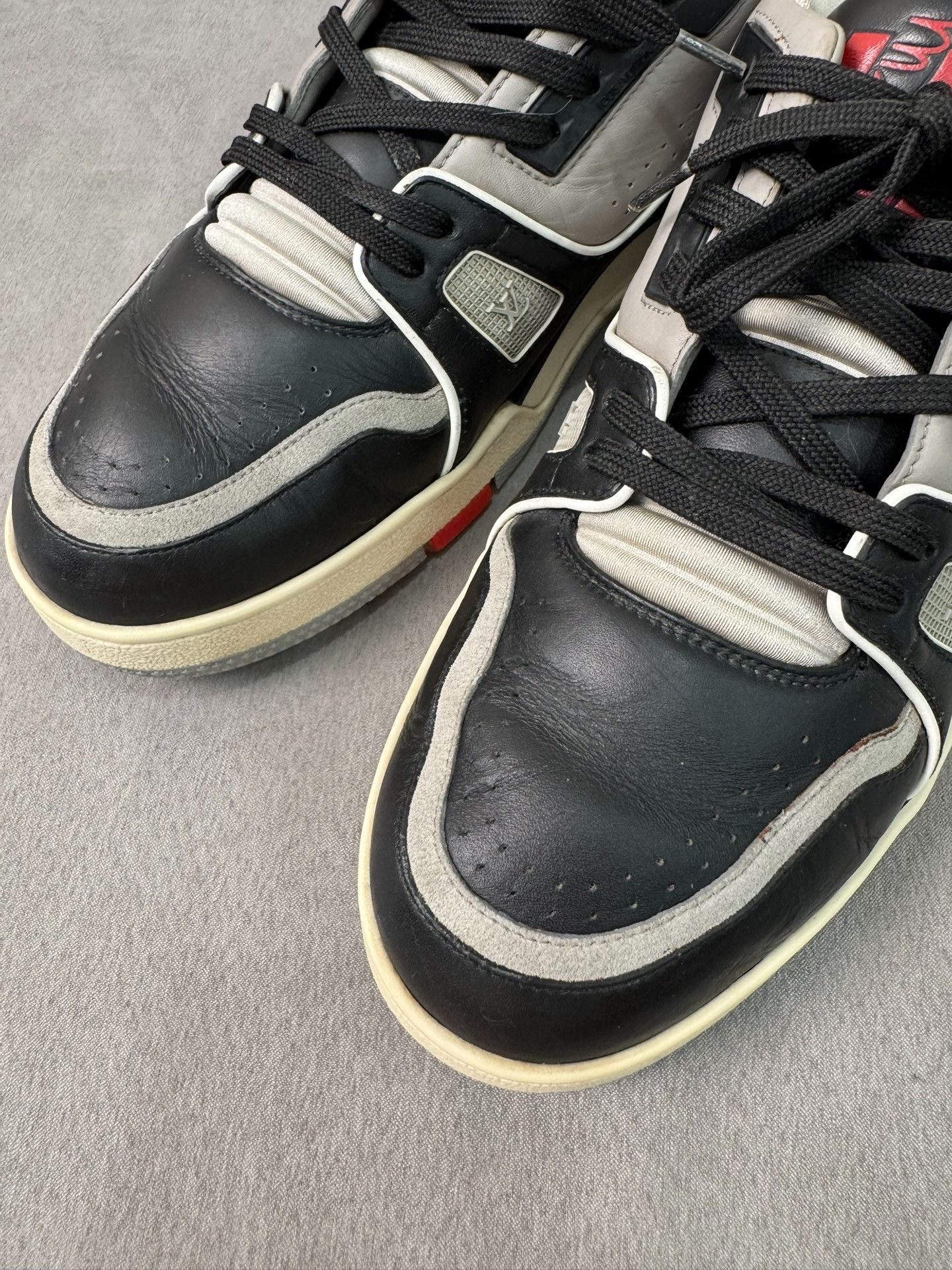 Louis Vuitton Louis Vuitton Trainer Black Cement Size US 8 / EU 41 - 5 Thumbnail