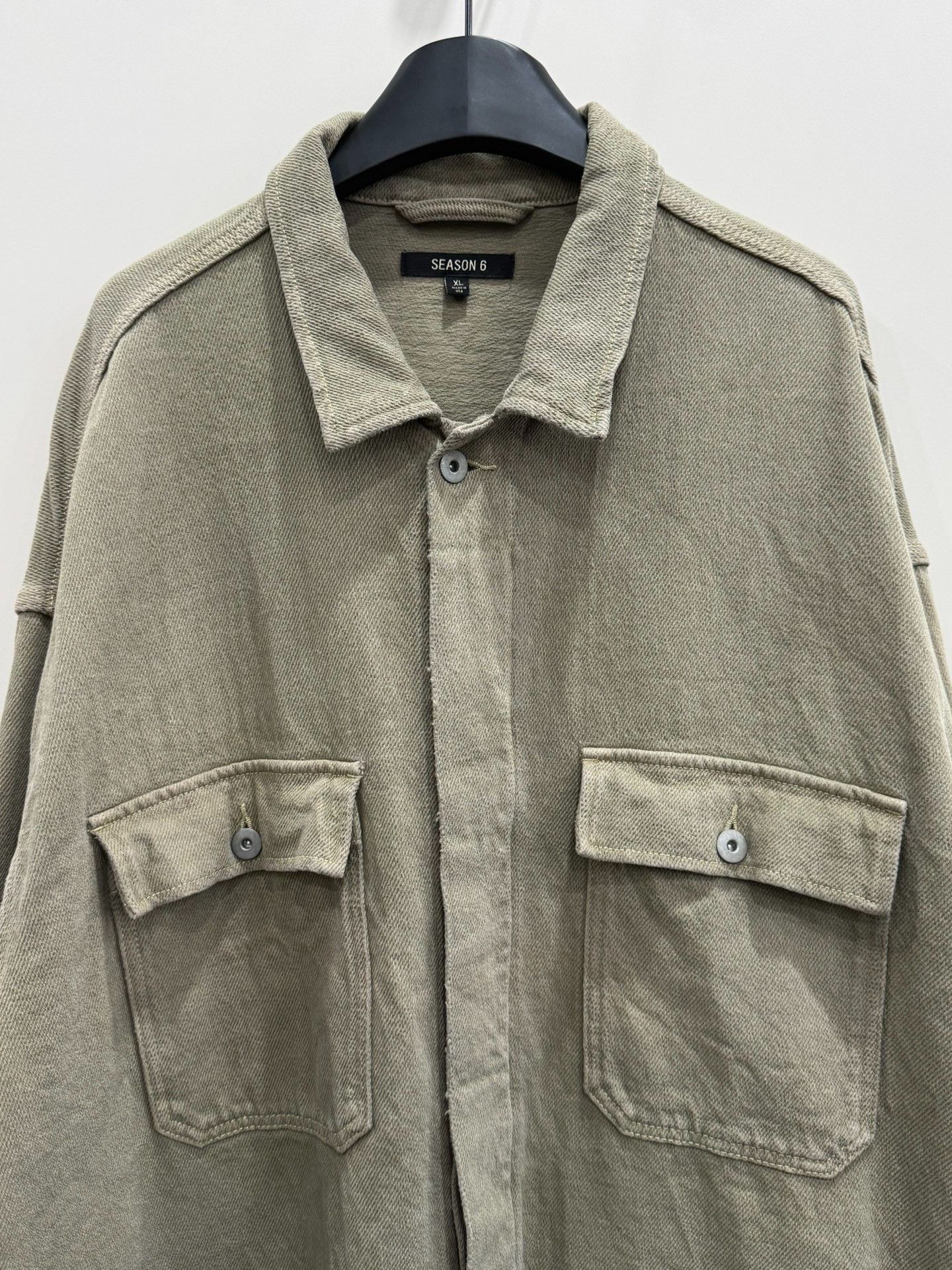 Yeezy Yeezy Season 6 Washed Canvas Cargo Jacket Size US XL / EU 56 / 4 - 3 Thumbnail