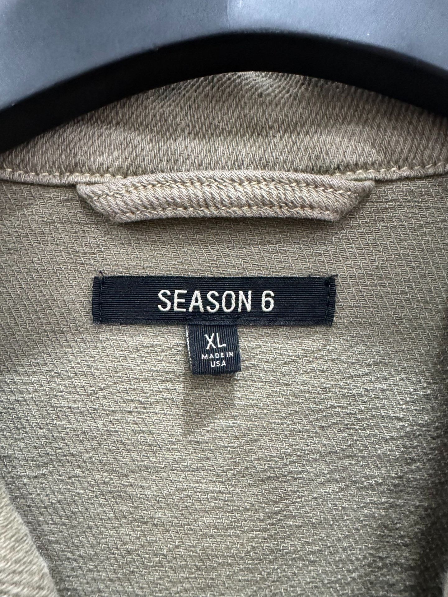 Yeezy Yeezy Season 6 Washed Canvas Cargo Jacket Size US XL / EU 56 / 4 - 6 Thumbnail