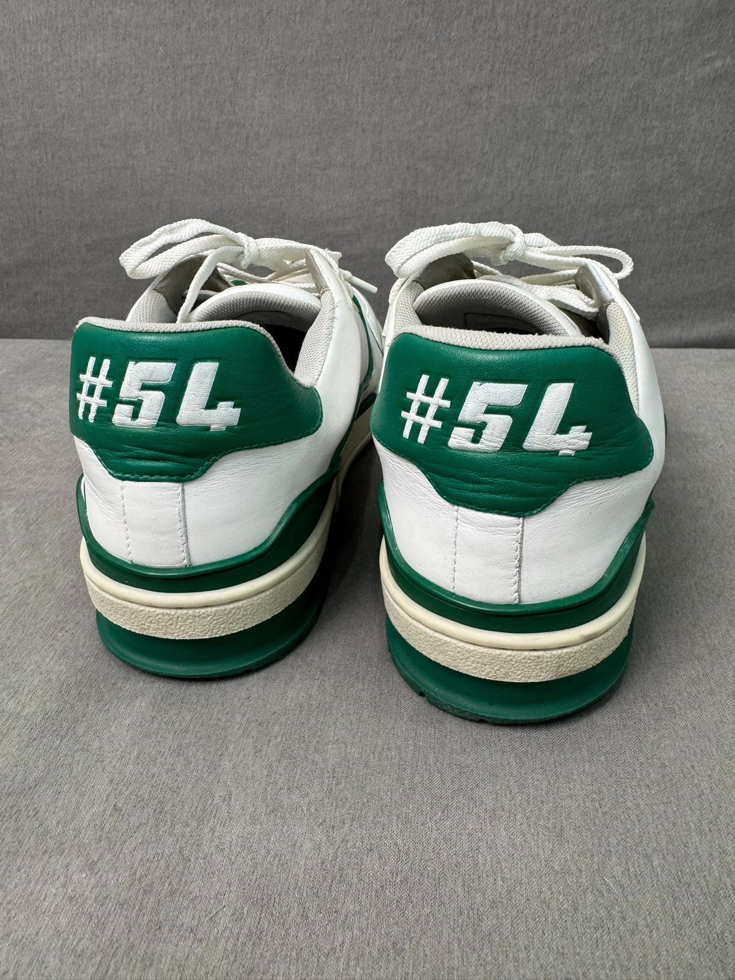 Louis Vuitton Louis Vuitton Trainer White Green Size US 8 / EU 41 - 6 Thumbnail