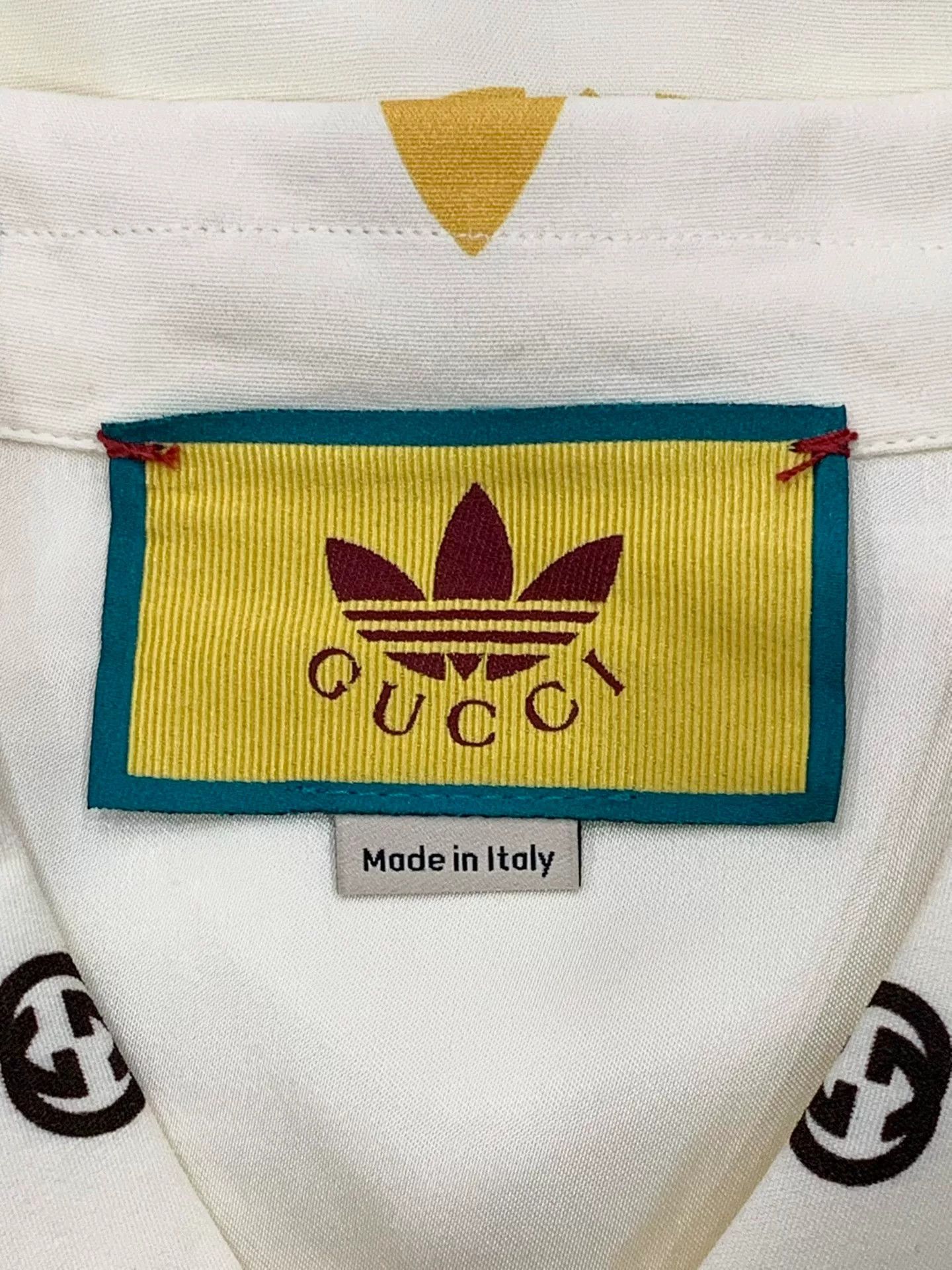 Gucci Gucci Adidas Collaboration Silk Shirt Size US M / EU 48-50 / 2 - 7 Thumbnail