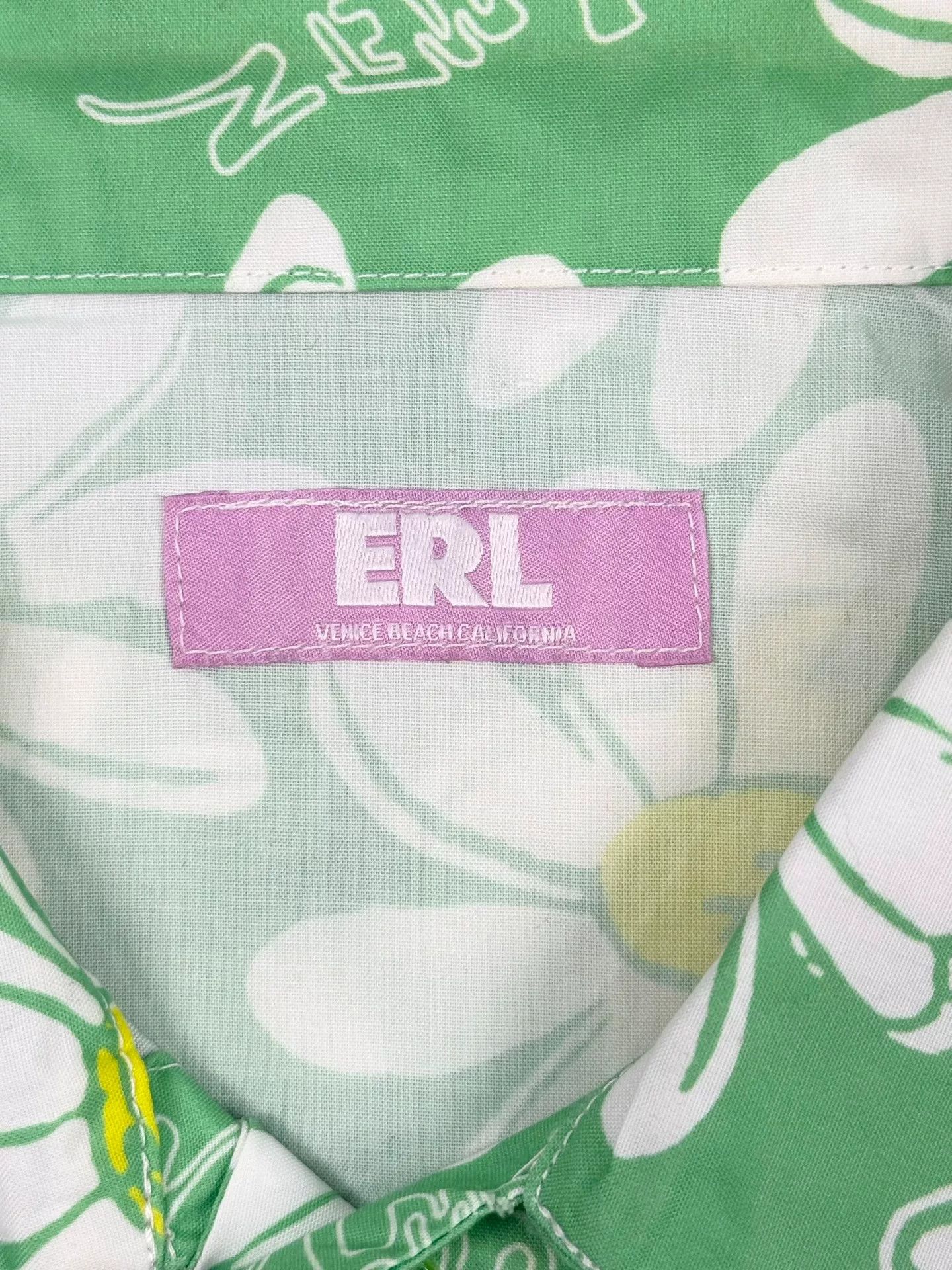 ERL Erl Green Daisy Print Shirt Size S / US 4 / IT 40 - 7 Thumbnail