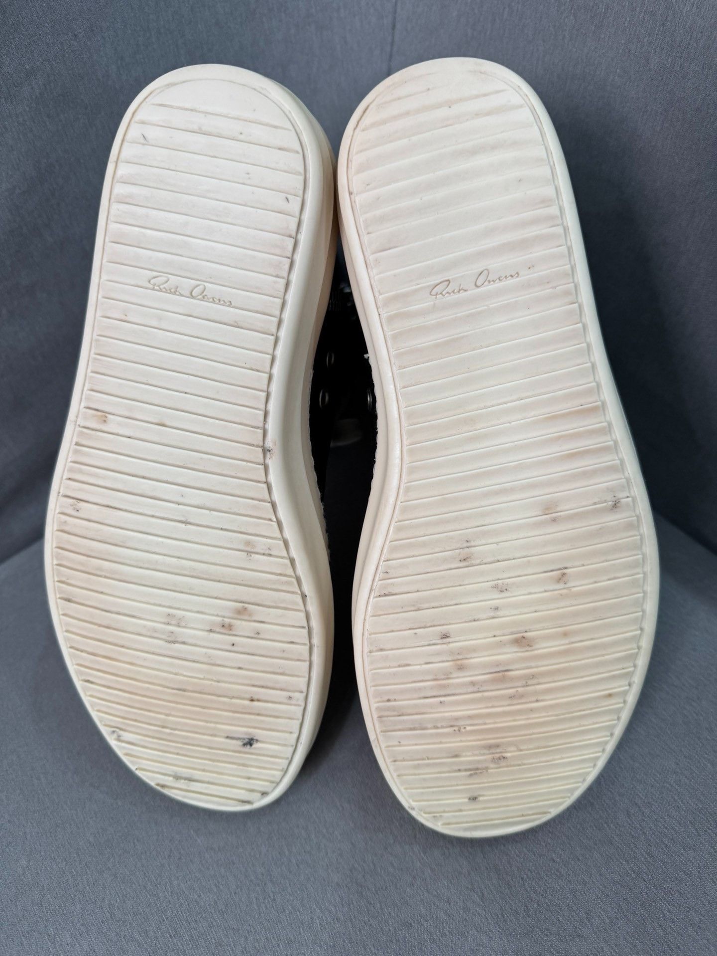Rick Owens Rick Owens High-Top Leather Sneakers Size US 7 / EU 40 - 7 Thumbnail