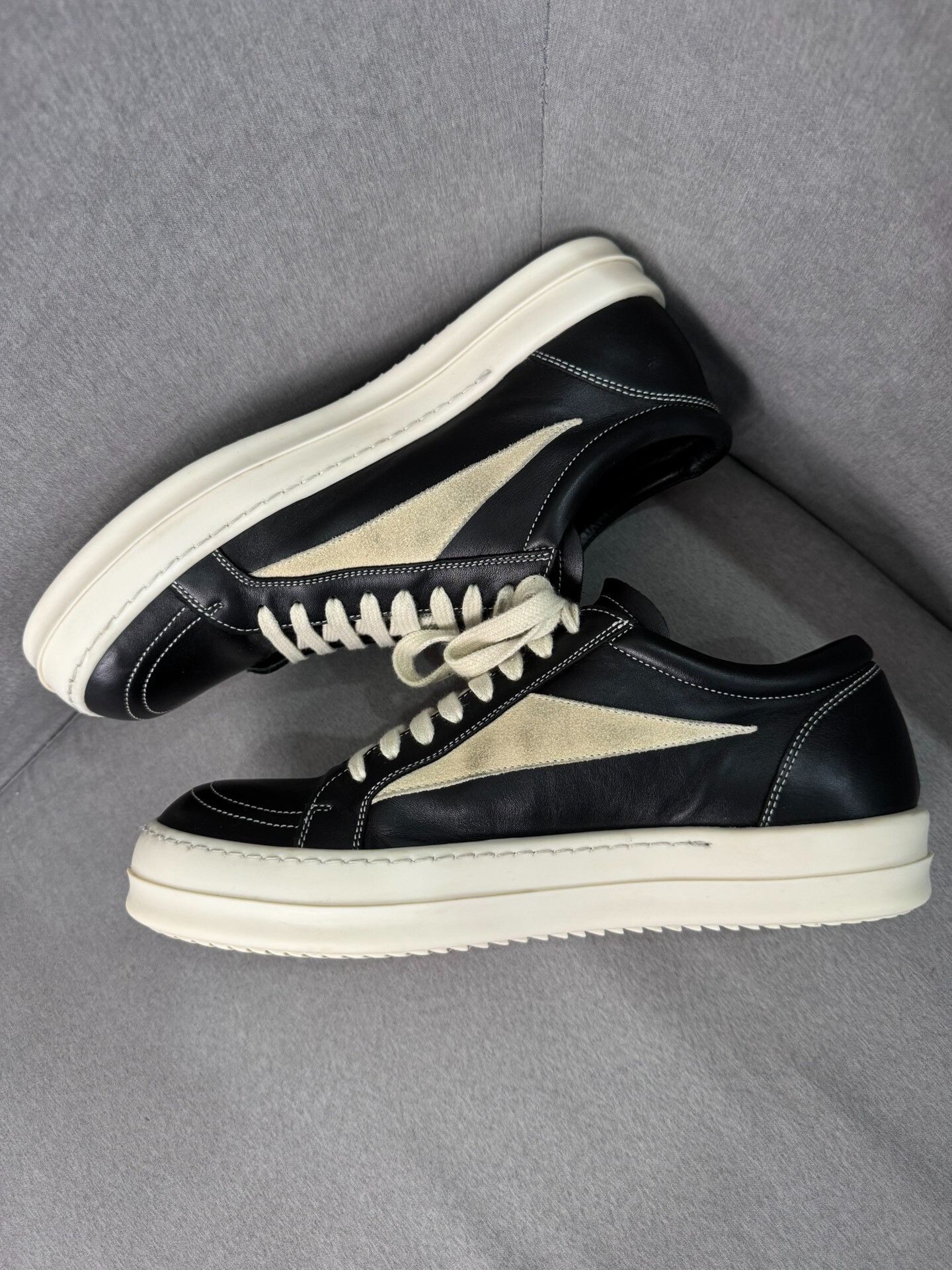 Rick Owens Rick Owens Vans Black White Size 41 Size US 8 / EU 41 - 4 Thumbnail