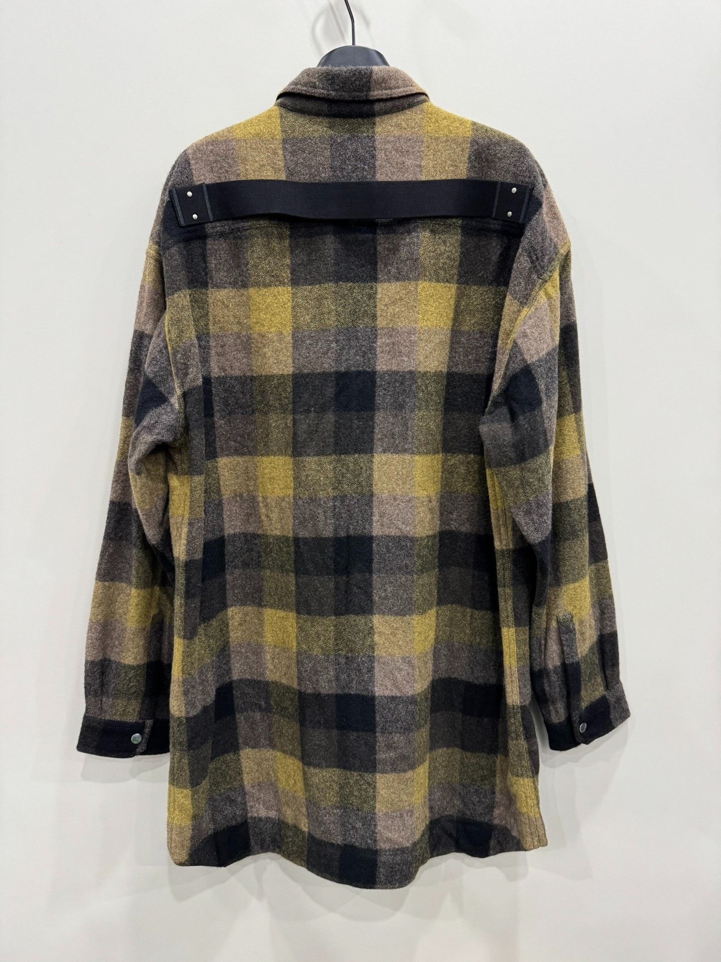 Rick Owens Rick Owens Cashmere Plaid Shirt Size US M / EU 48-50 / 2 - 2 Thumbnail