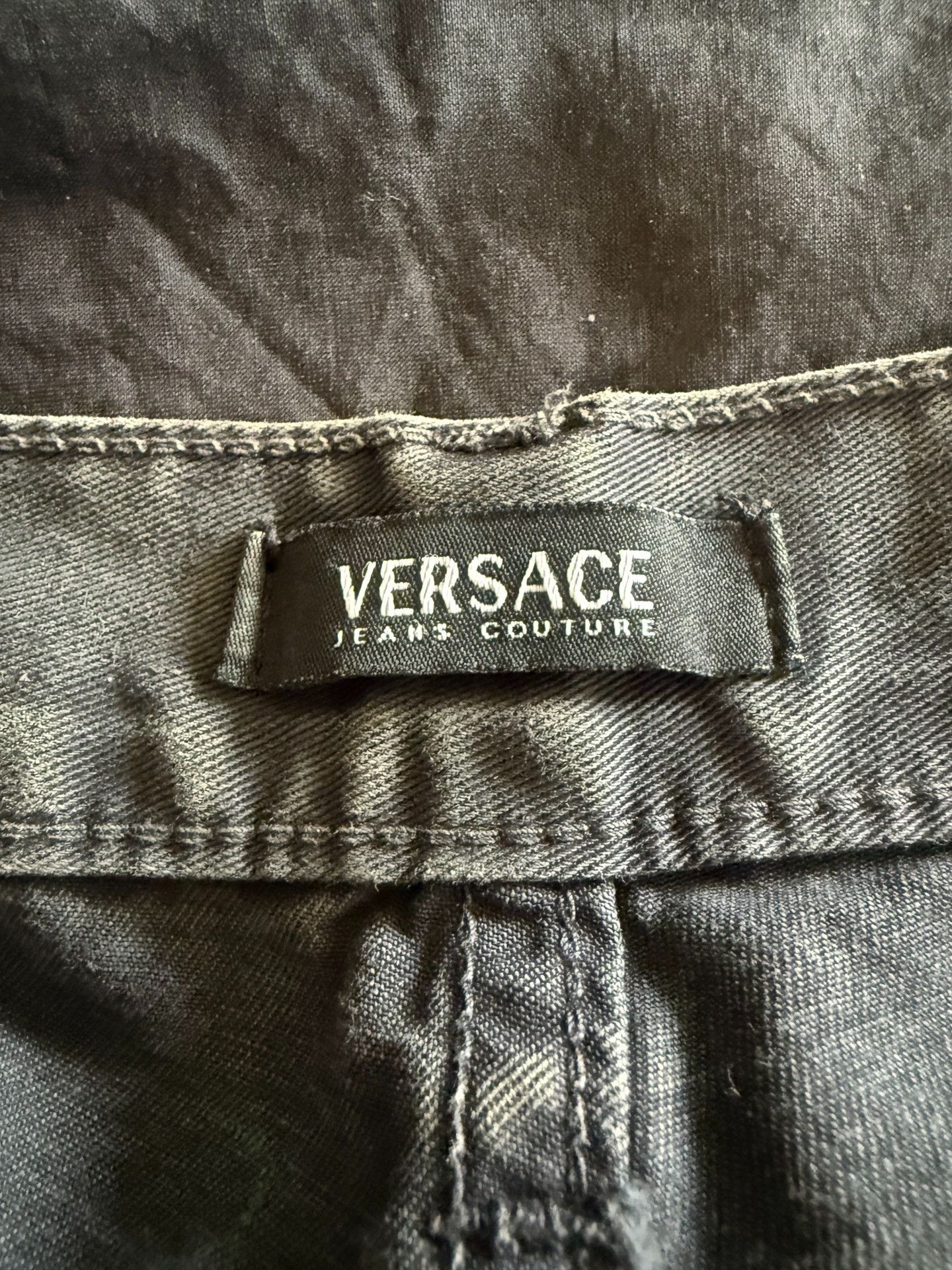 Versace Versace 00s Washed Distressed Pants Size US 32 / EU 48 - 5 Thumbnail