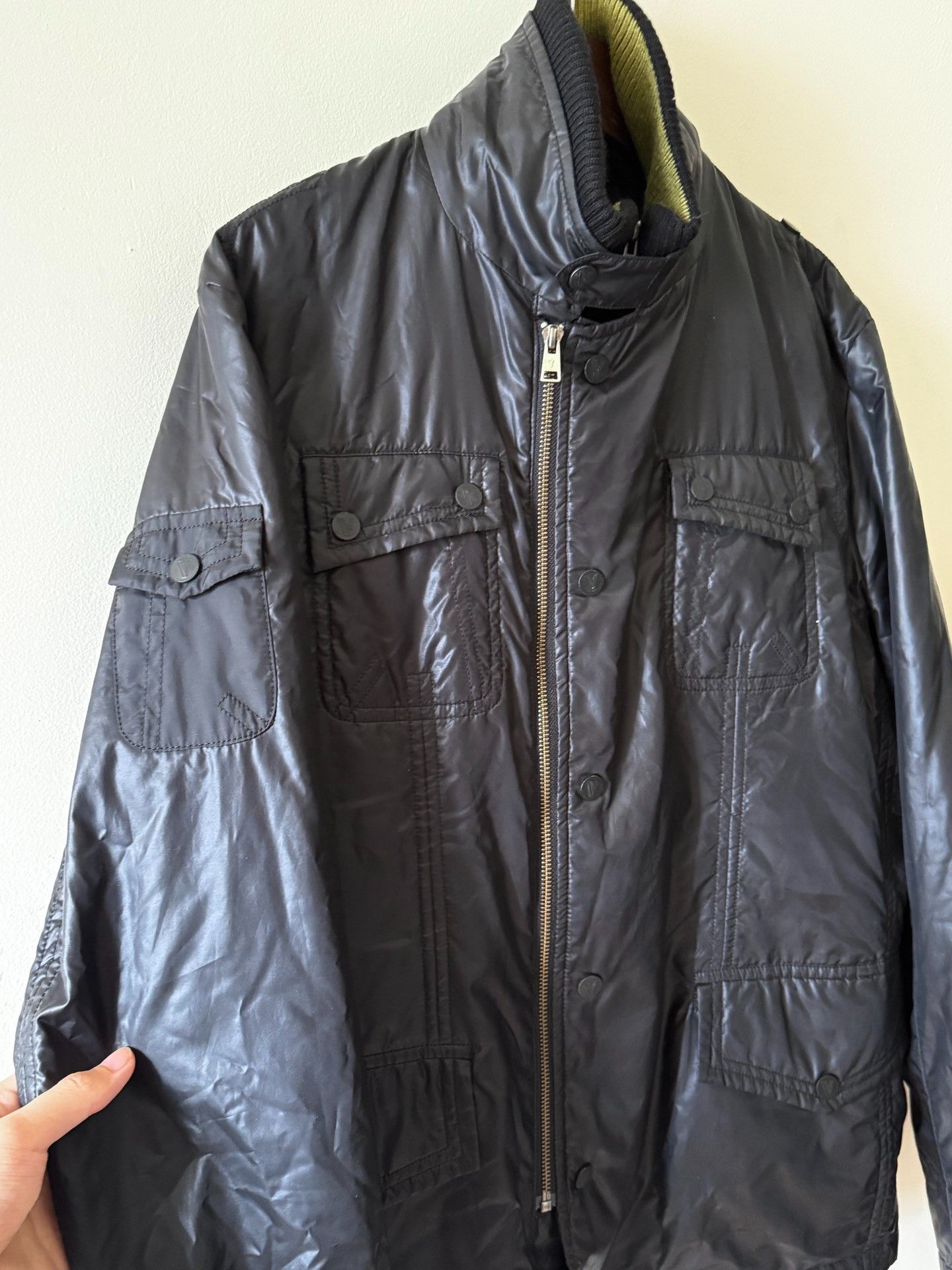 Versace Versace Military Style Nylon Zip Jacket Size US M / EU 48-50 / 2 - 5 Thumbnail