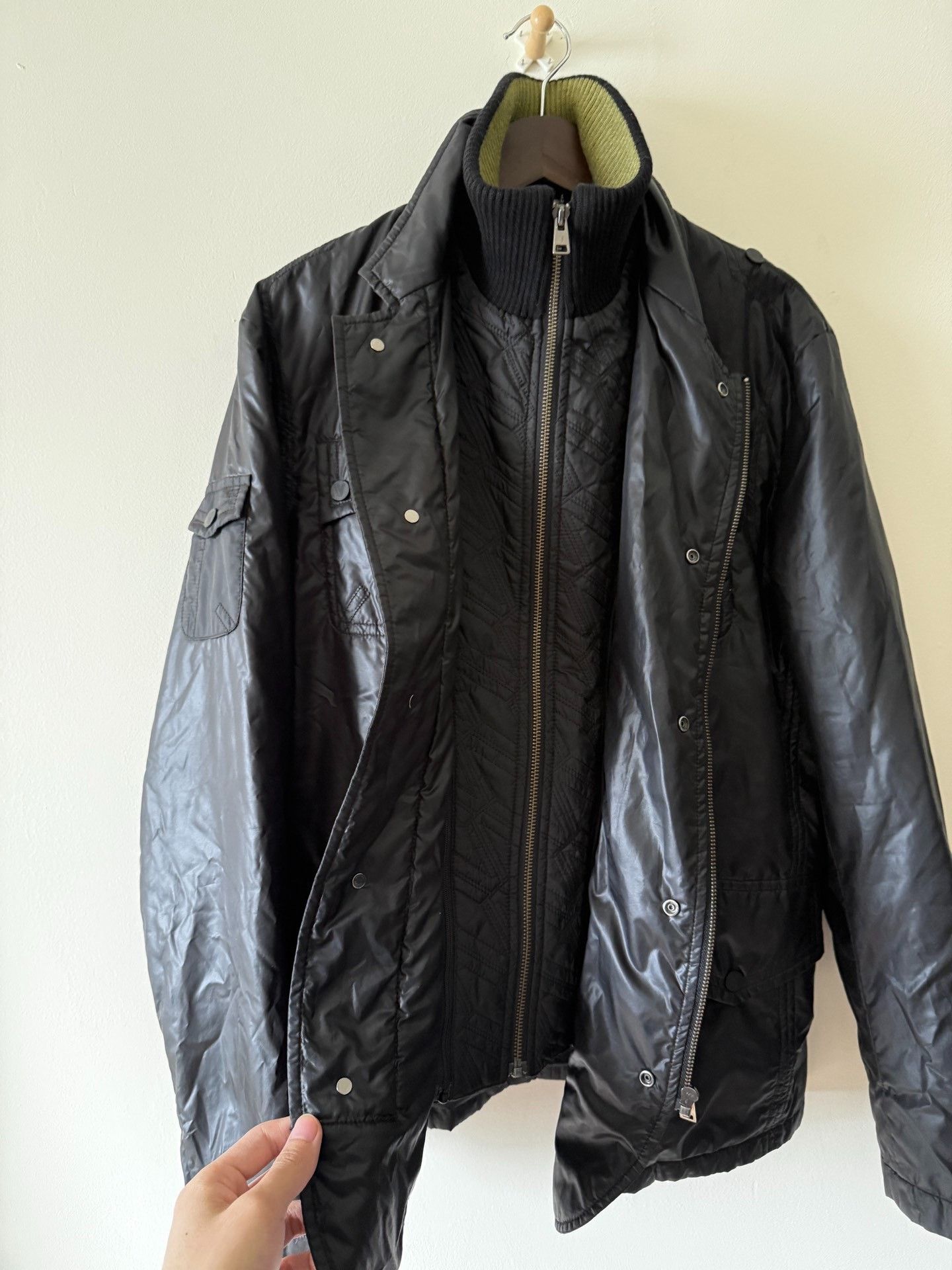 Versace Versace Military Style Nylon Zip Jacket Size US M / EU 48-50 / 2 - 4 Thumbnail