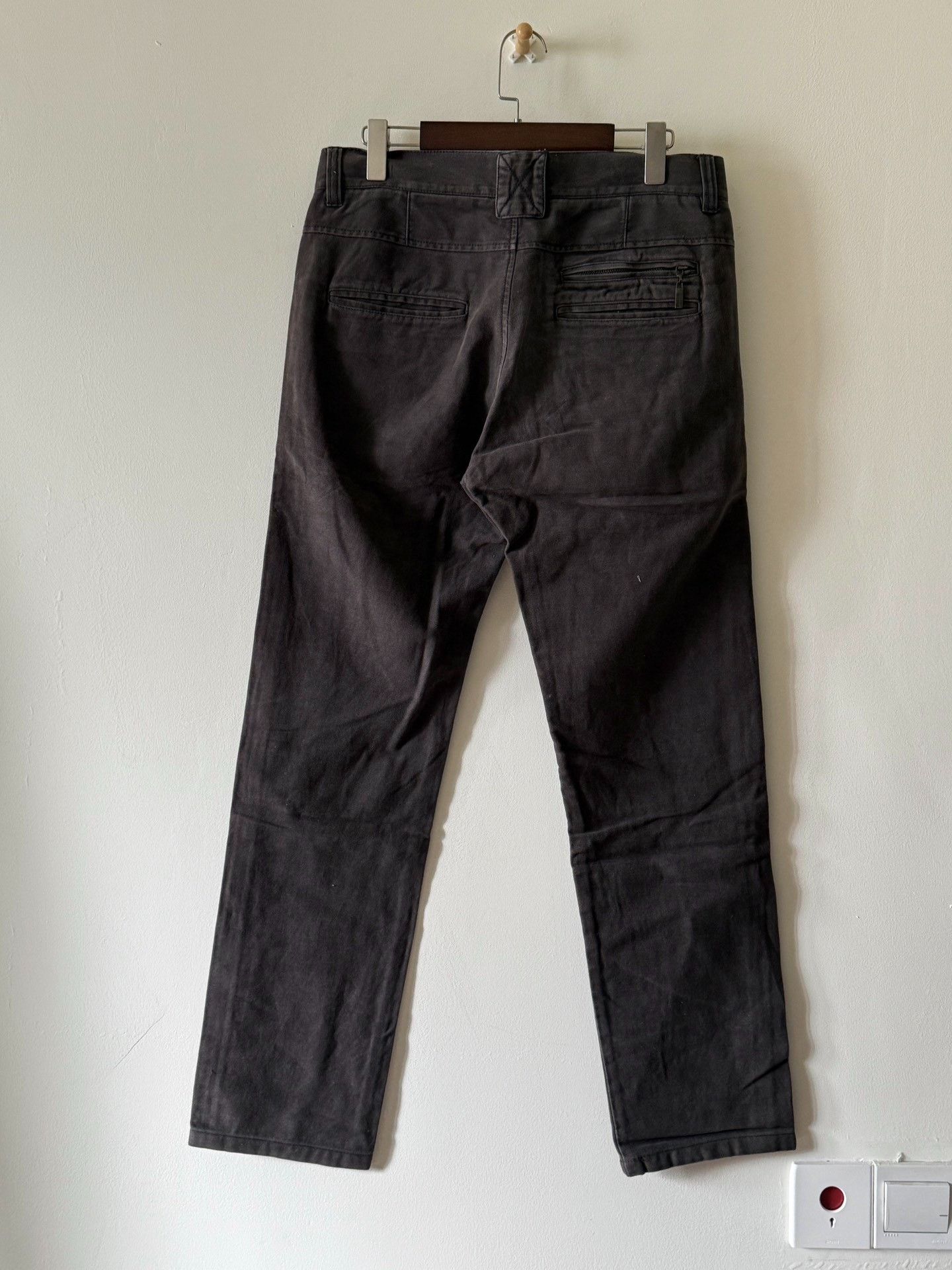 Just Cavalli Just Cavalli 00s Suede Washed Zip Pants Size US 32 / EU 48 - 3 Thumbnail
