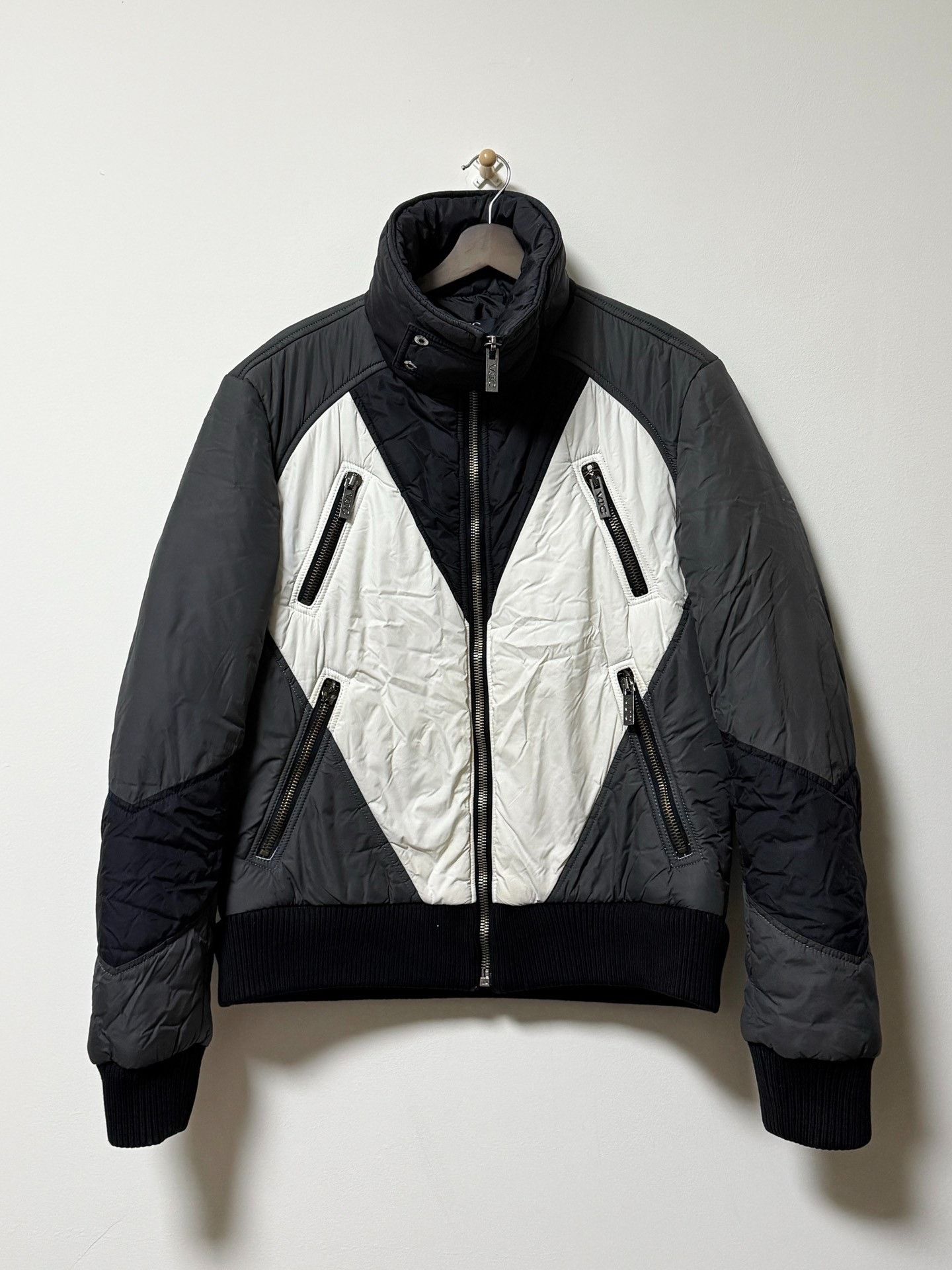 Versace Jeans Couture Versace VJC 00s Five-Zip Puffer Size US M / EU 48-50 / 2 - 2 Thumbnail