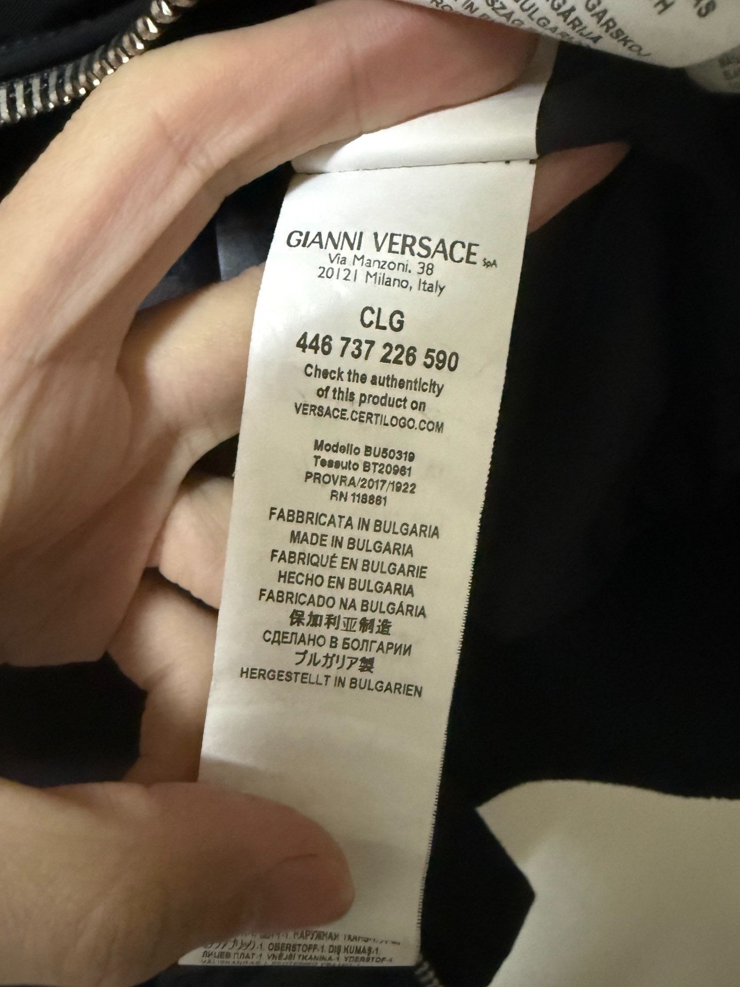 Versus Versace Versace Versus Five-Zip Puffer Jacket Size US M / EU 48-50 / 2 - 6 Thumbnail
