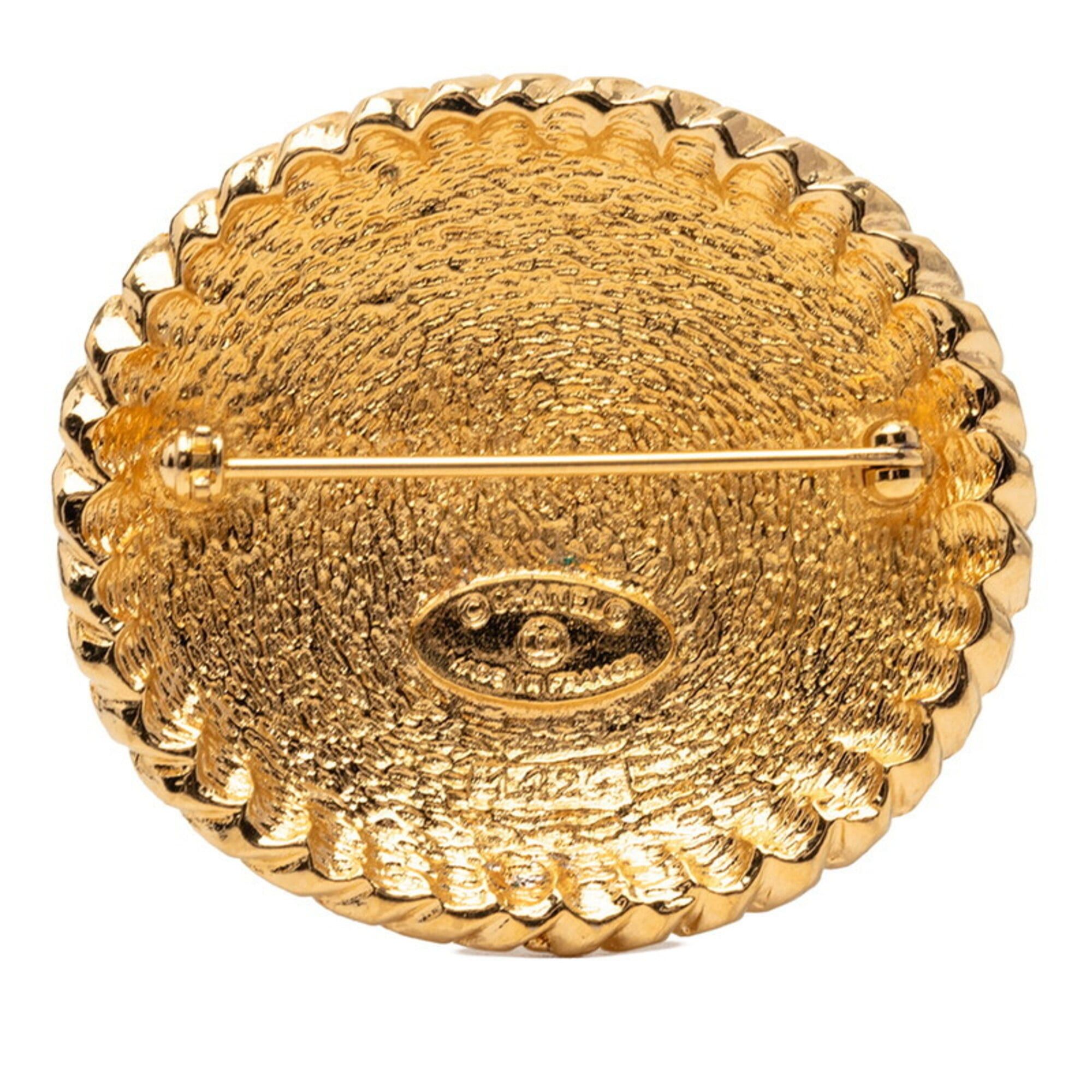 Chanel Chanel Coco Mark Knight Equestrian Brooch Gold Plated Women's CHANEL Size ONE SIZE - 2 Thumbnail