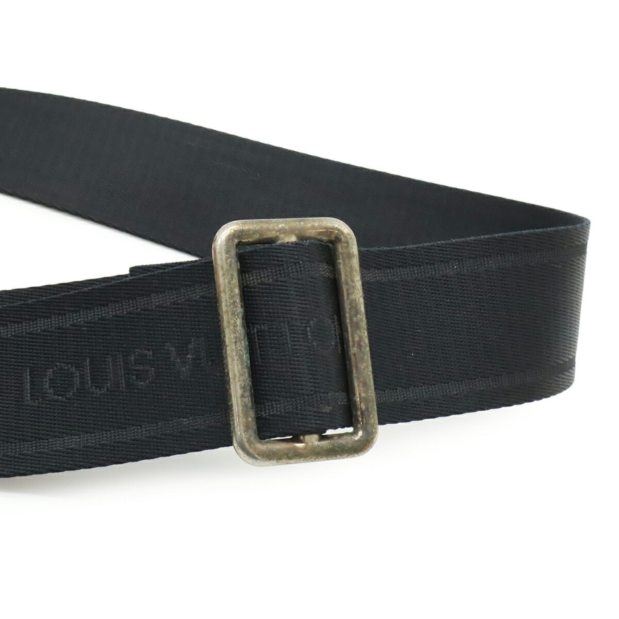 Louis Vuitton LOUIS VUITTON Taiga Sasha Shoulder Bag, Navy, M32629 Size ONE SIZE - 6 Thumbnail