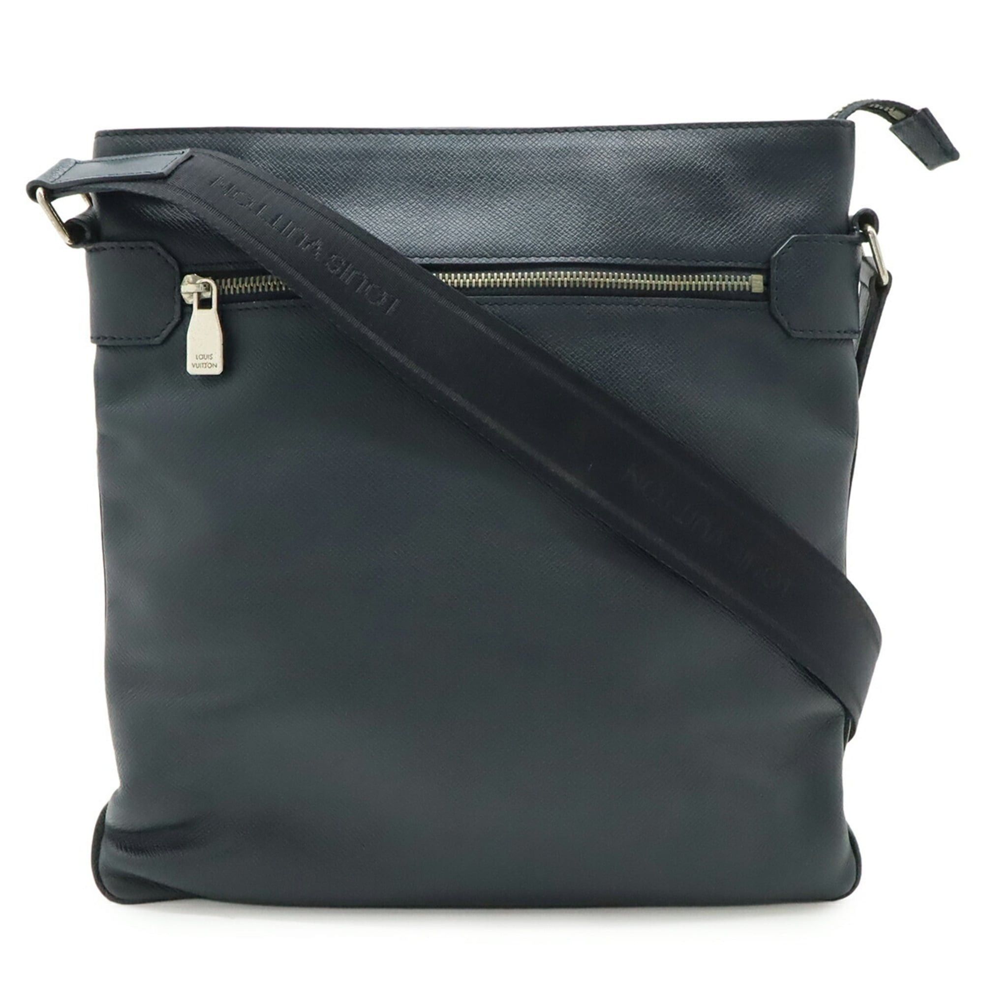 Louis Vuitton LOUIS VUITTON Taiga Sasha Shoulder Bag, Navy, M32629 Size ONE SIZE - 2 Thumbnail