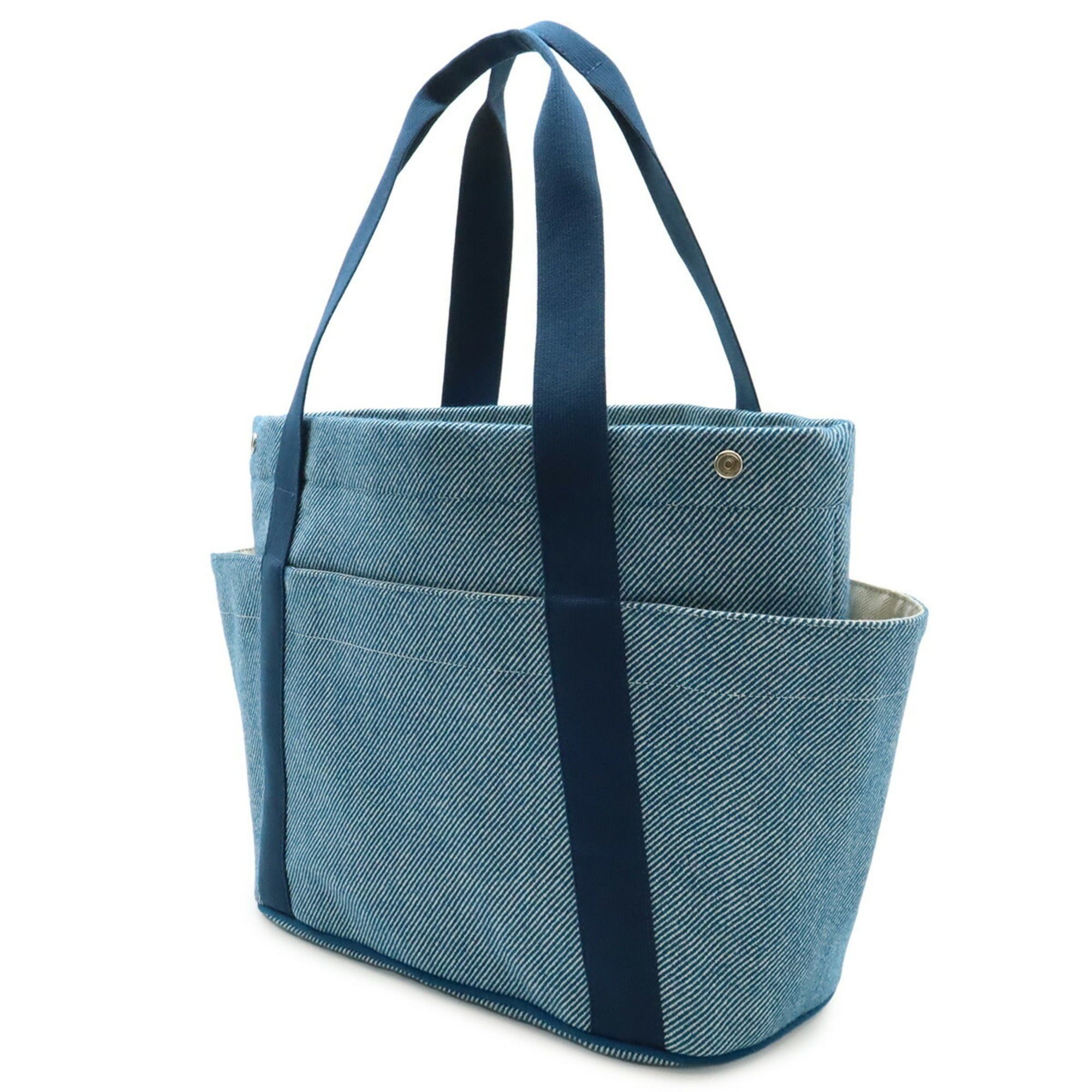 Hermes HERMES Animonatte Diaper Bag Tote Shoulder Horse Wool Blue Pants (Diaper changing mat missing) Size ONE SIZE - 3 Thumbnail