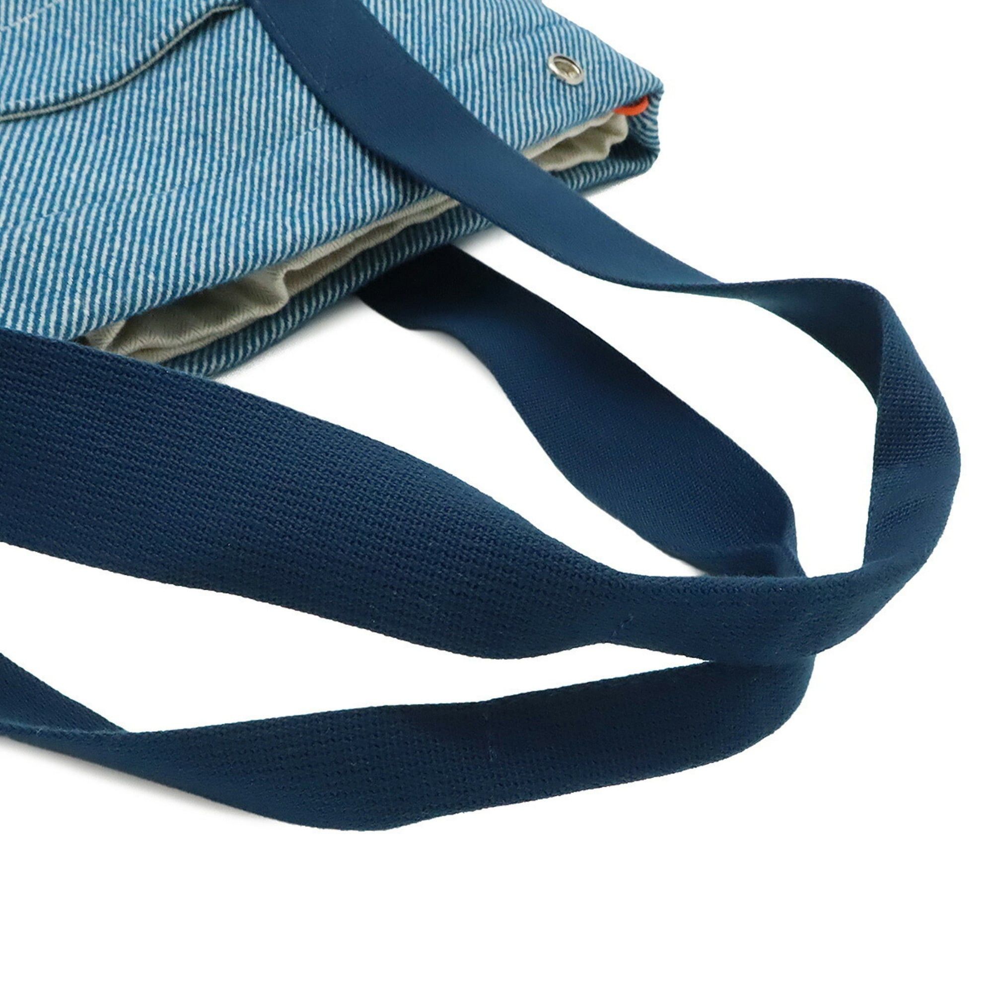 Hermes HERMES Animonatte Diaper Bag Tote Shoulder Horse Wool Blue Pants (Diaper changing mat missing) Size ONE SIZE - 5 Thumbnail