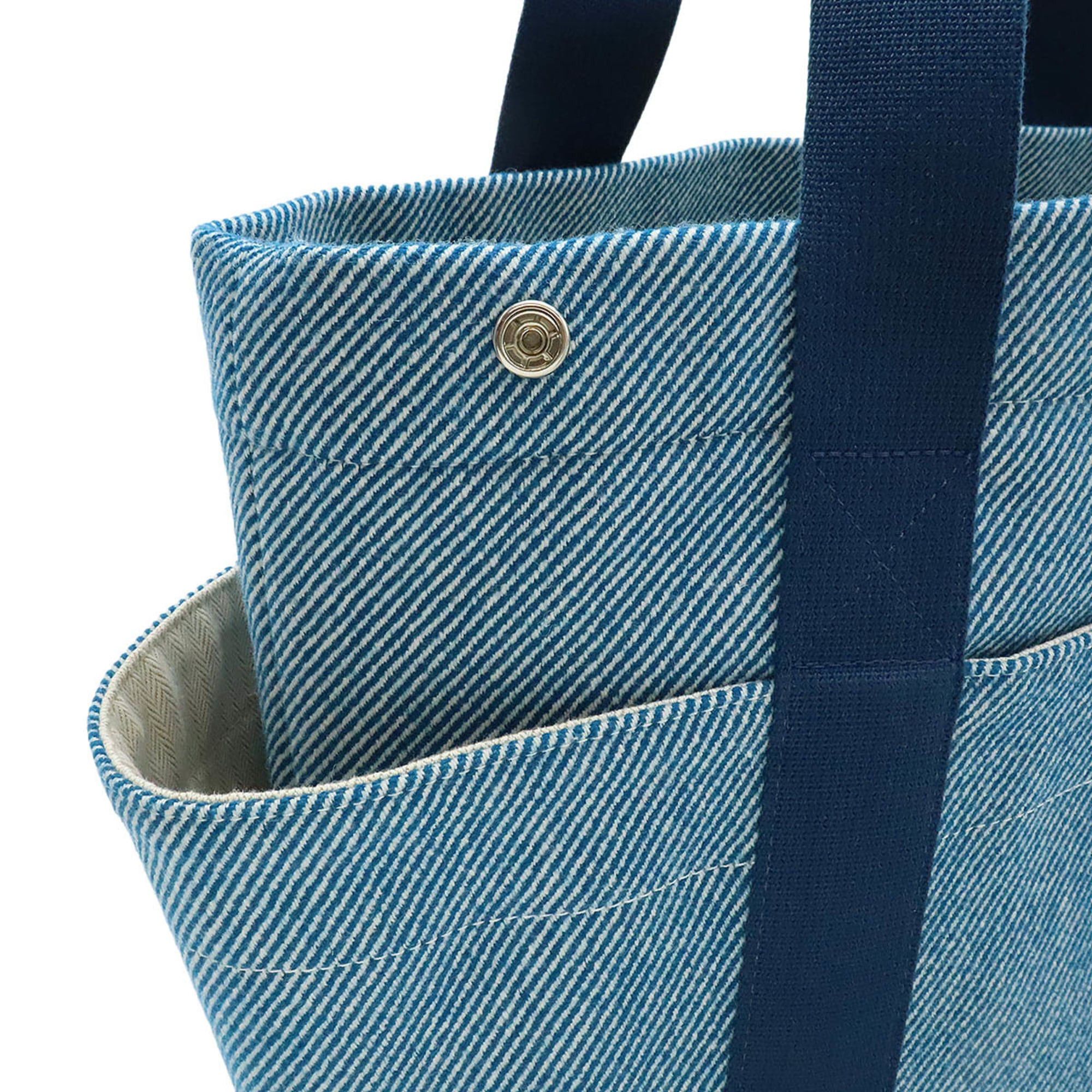 Hermes HERMES Animonatte Diaper Bag Tote Shoulder Horse Wool Blue Pants (Diaper changing mat missing) Size ONE SIZE - 8 Thumbnail