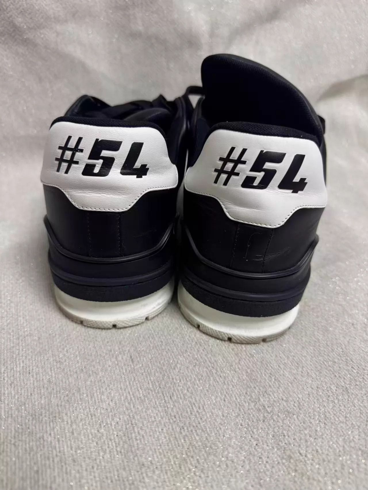 Louis Vuitton Black High-Top Sneakers with Silver Accents Size US 9 / EU 42 - 3 Thumbnail