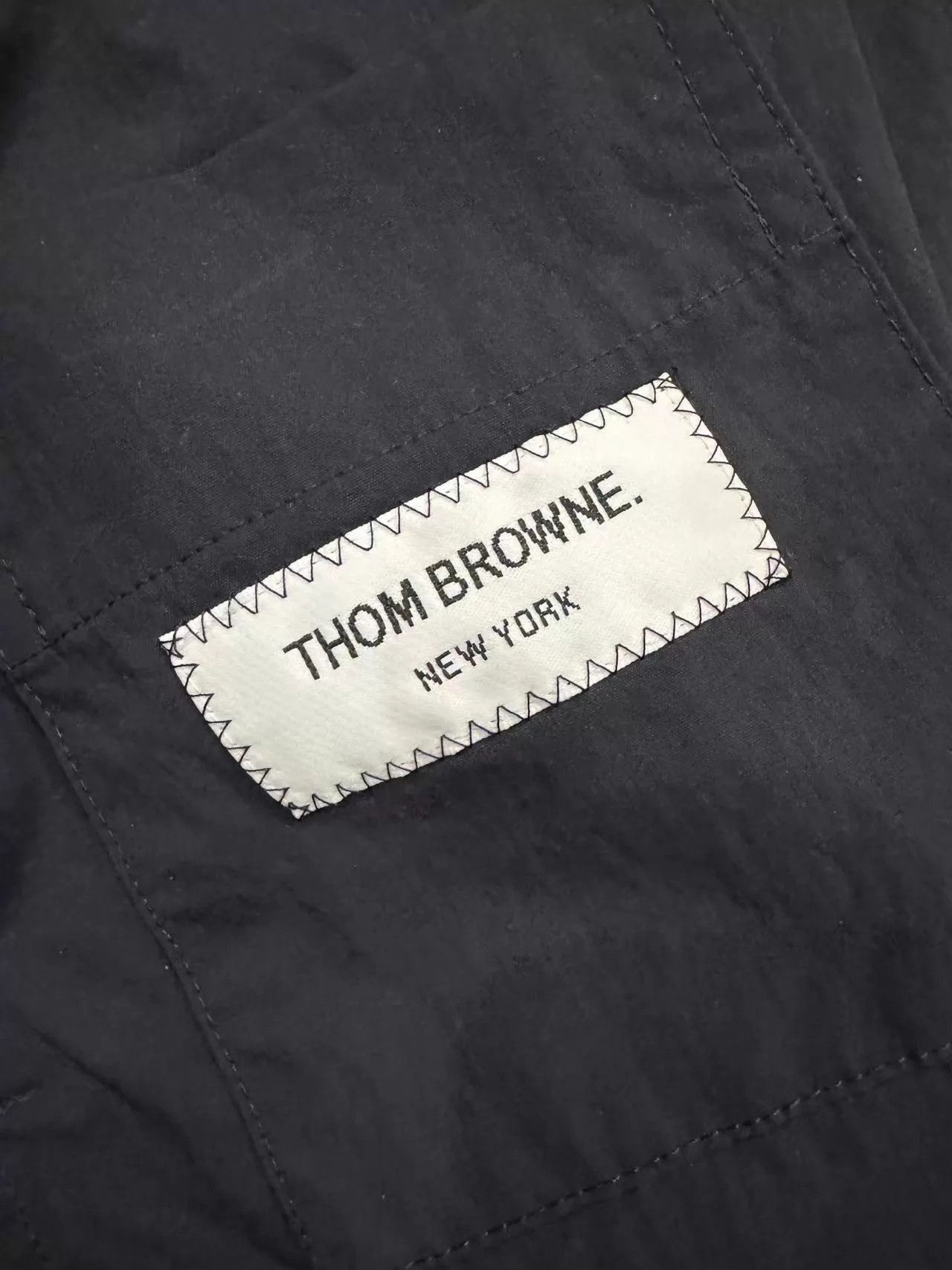 Thom Browne Blue Long Sleeve Button-Up Shirt Size US M / EU 48-50 / 2 - 2 Thumbnail