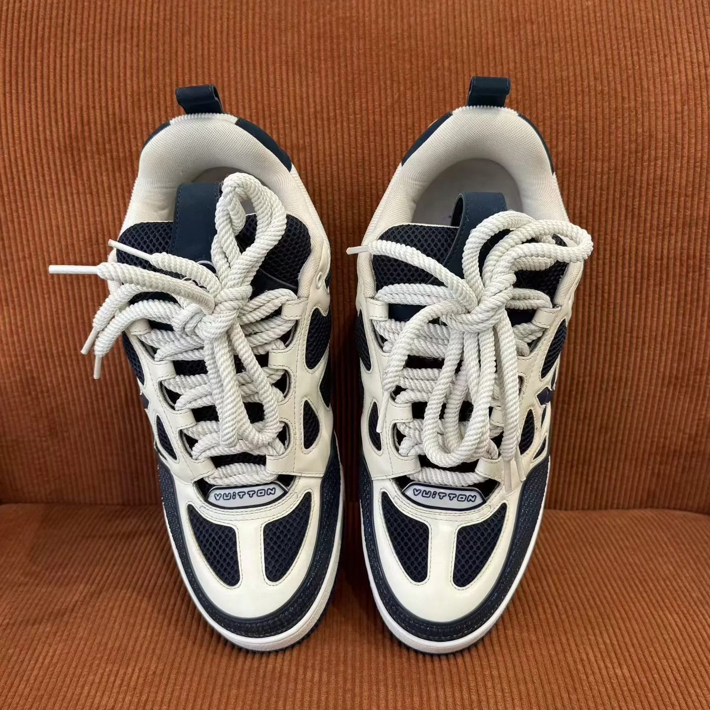 Louis Vuitton Multi-Color Low Top Sneakers Size 10.5 Size US 10.5 / EU 43-44 - 4 Thumbnail