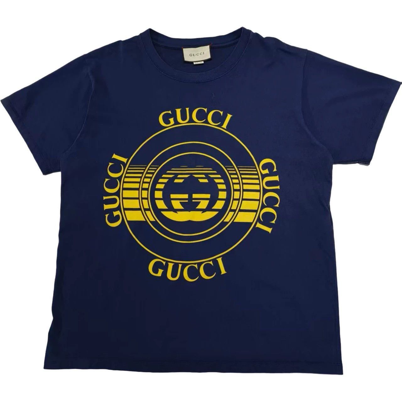 Gucci Blue Short-Sleeve Graphic T-Shirt Size L Size US L / EU 52-54 / 3 - 2 Thumbnail