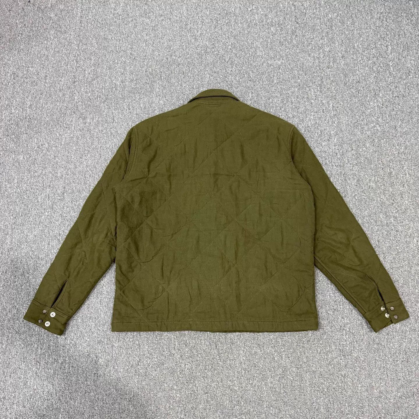 Chrome Hearts Green Quilted Button-Up Jacket Size S Size US S / EU 44-46 / 1 - 2 Thumbnail