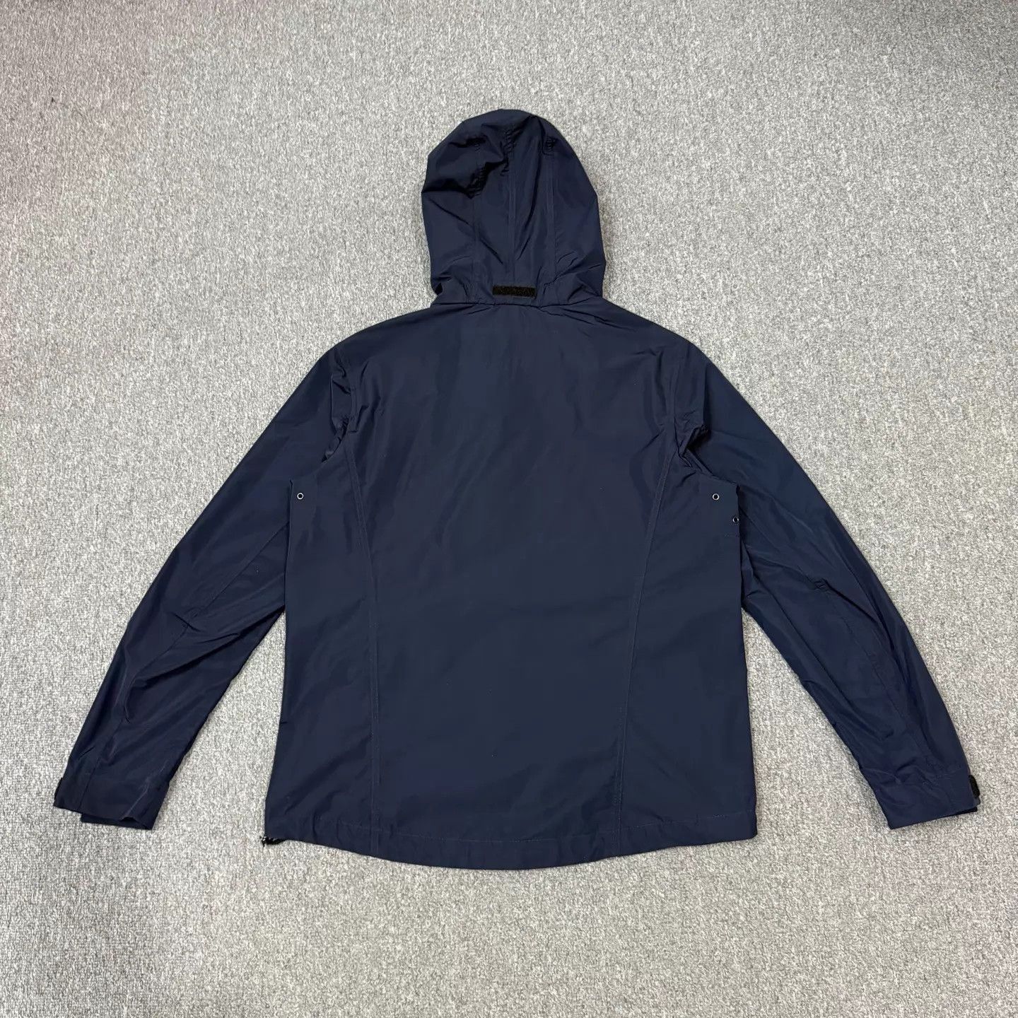 Burberry Blue Hooded Light Jacket Size M Size US M / EU 48-50 / 2 - 2 Thumbnail