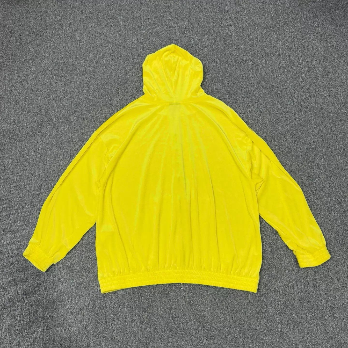 Balenciaga Yellow Zip-Up Hoodie with Hood and Pockets Size US M / EU 48-50 / 2 - 2 Thumbnail