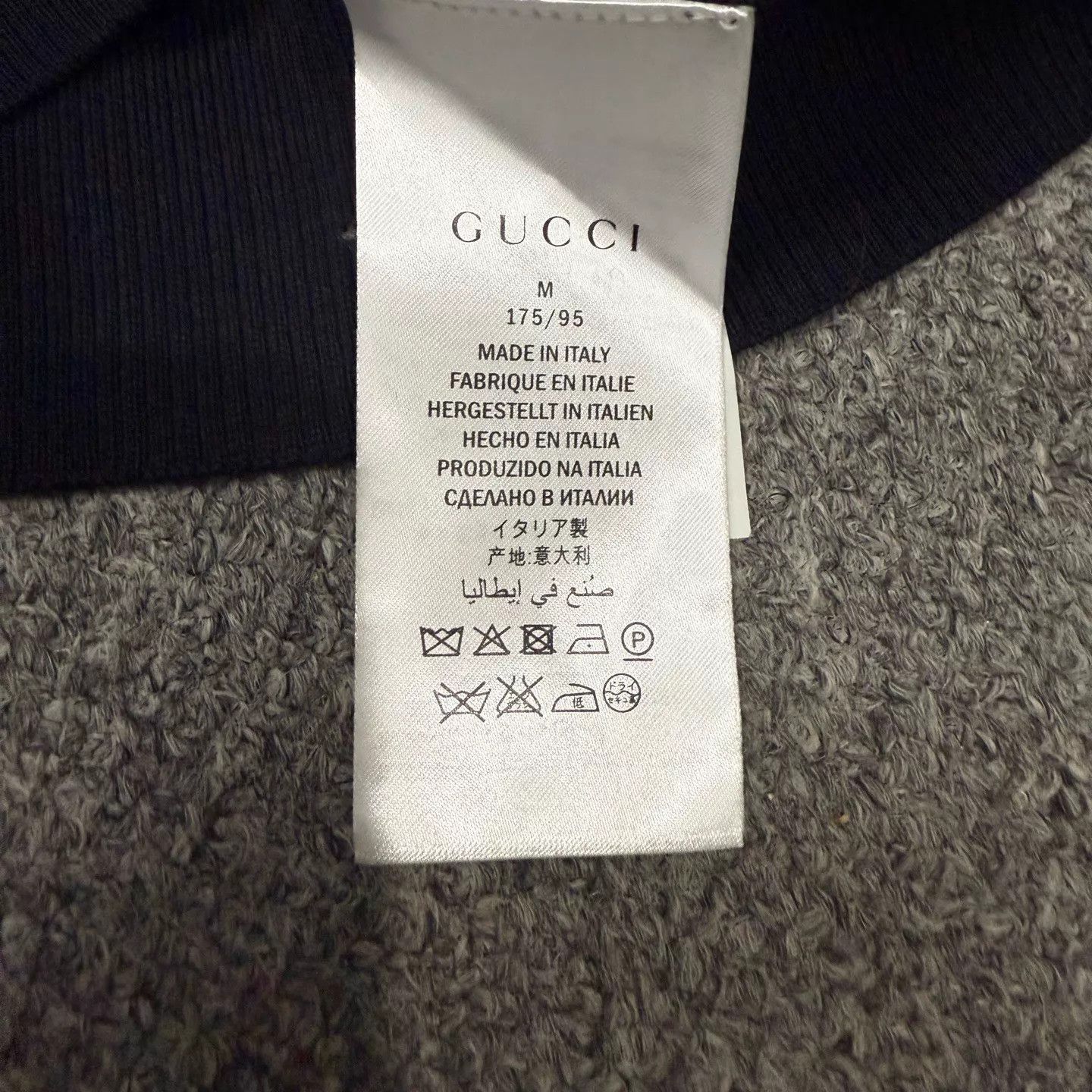 Gucci Black Embroidered Bee & Star V-Neck Cardigan Size US M / EU 48-50 / 2 - 4 Thumbnail