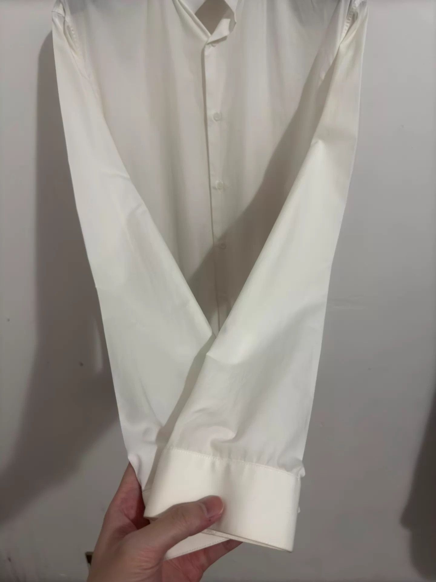 Dior White Long Sleeve Button-Up Shirt Size S Size US S / EU 44-46 / 1 - 5 Thumbnail