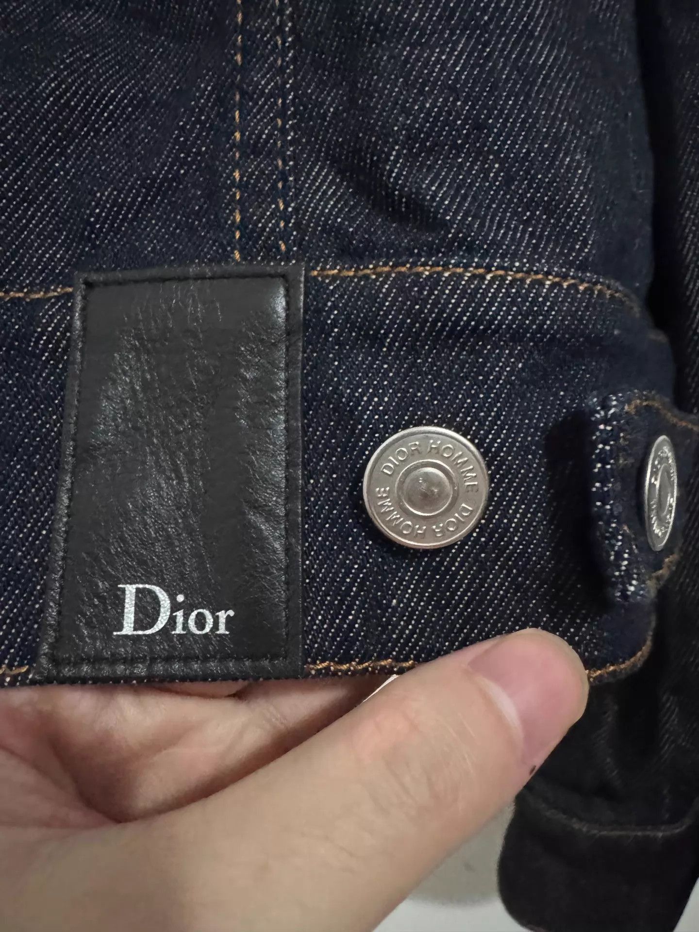 Dior Blue Denim Jacket with Button Front, Size M Size US M / EU 48-50 / 2 - 6 Thumbnail