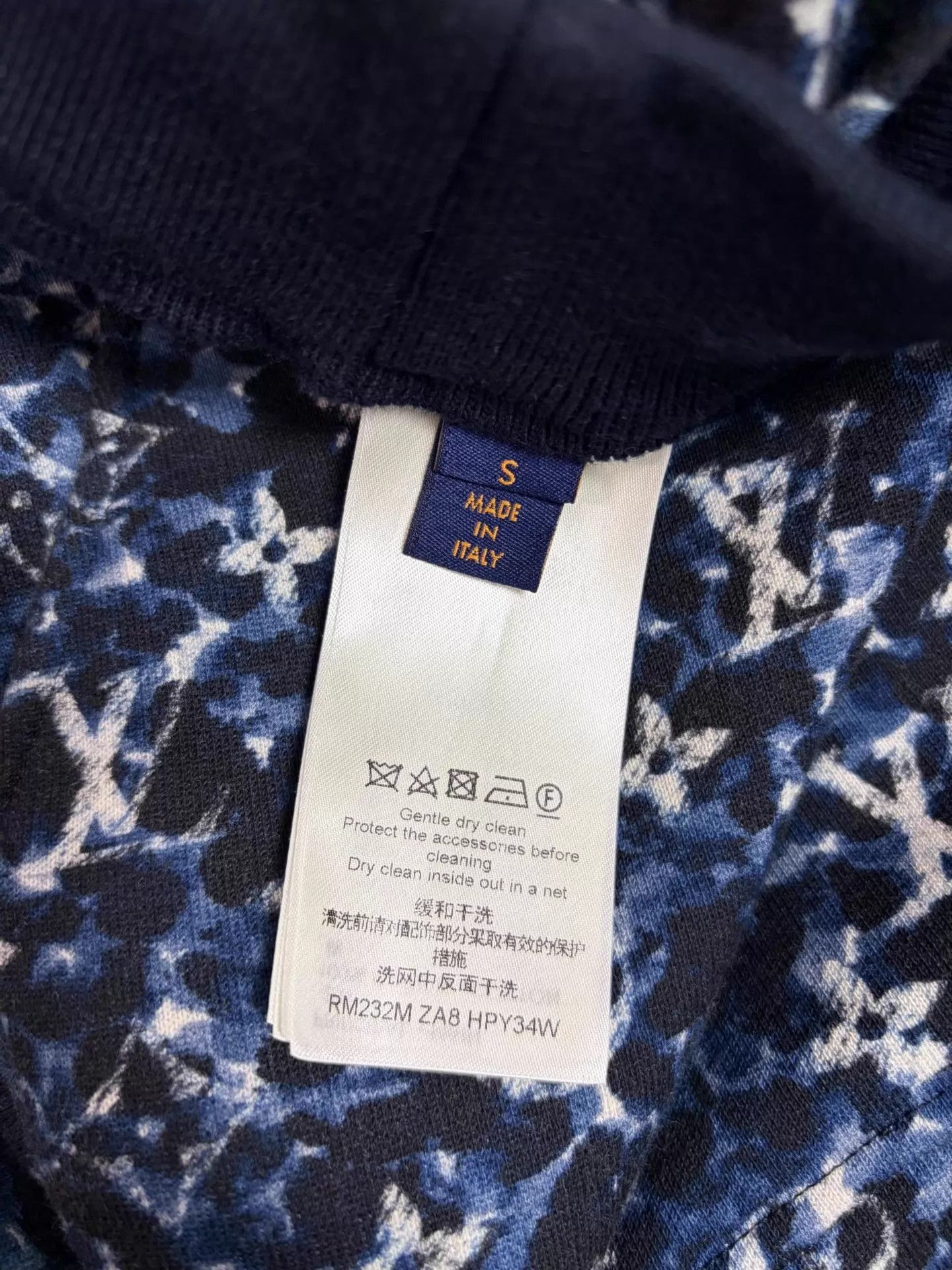 Louis Vuitton Blue Patterned Casual Shorts Size US 31 - 4 Thumbnail