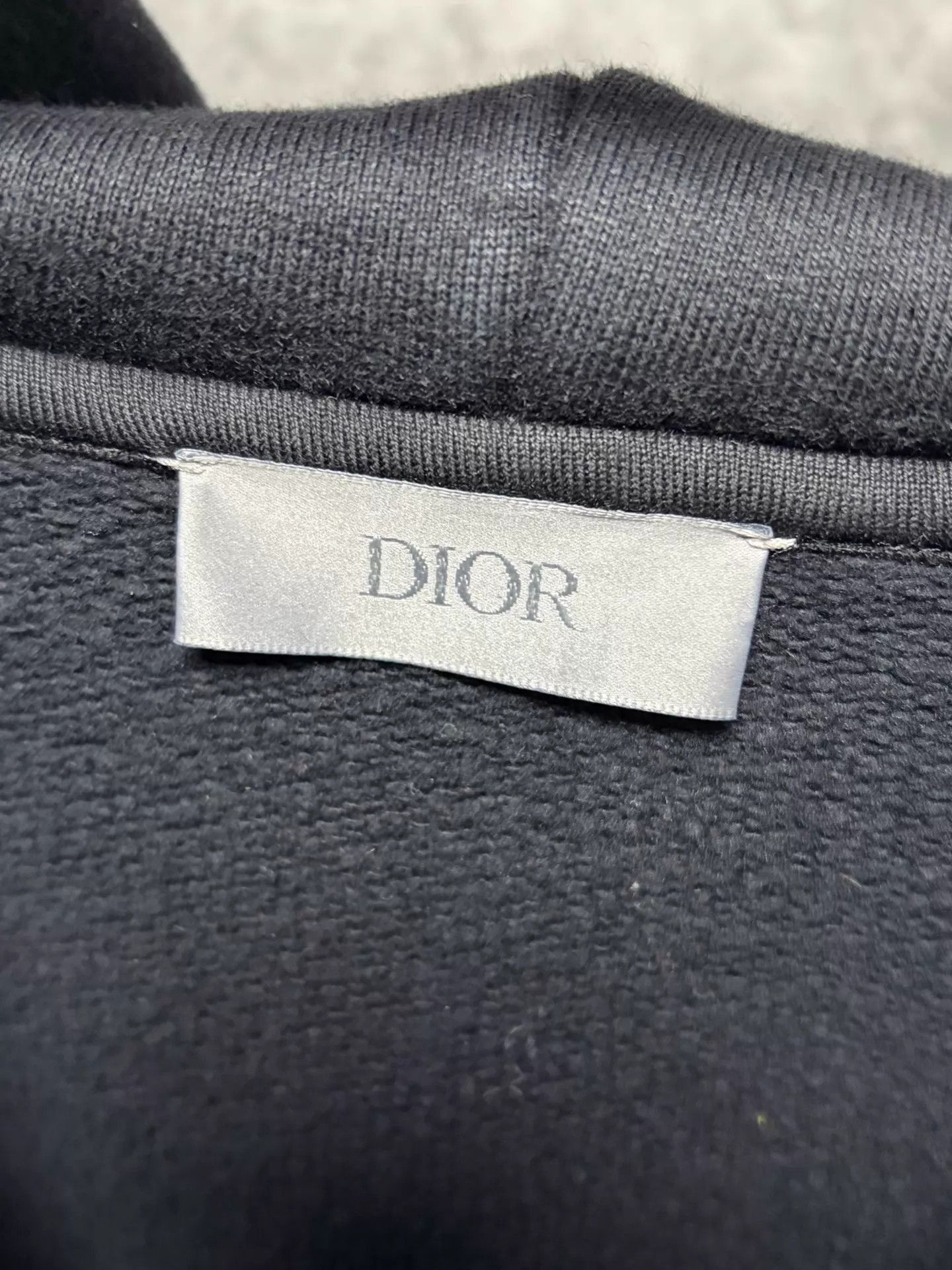 Dior Black Hoodie with Green Graphic Design Size US M / EU 48-50 / 2 - 3 Thumbnail