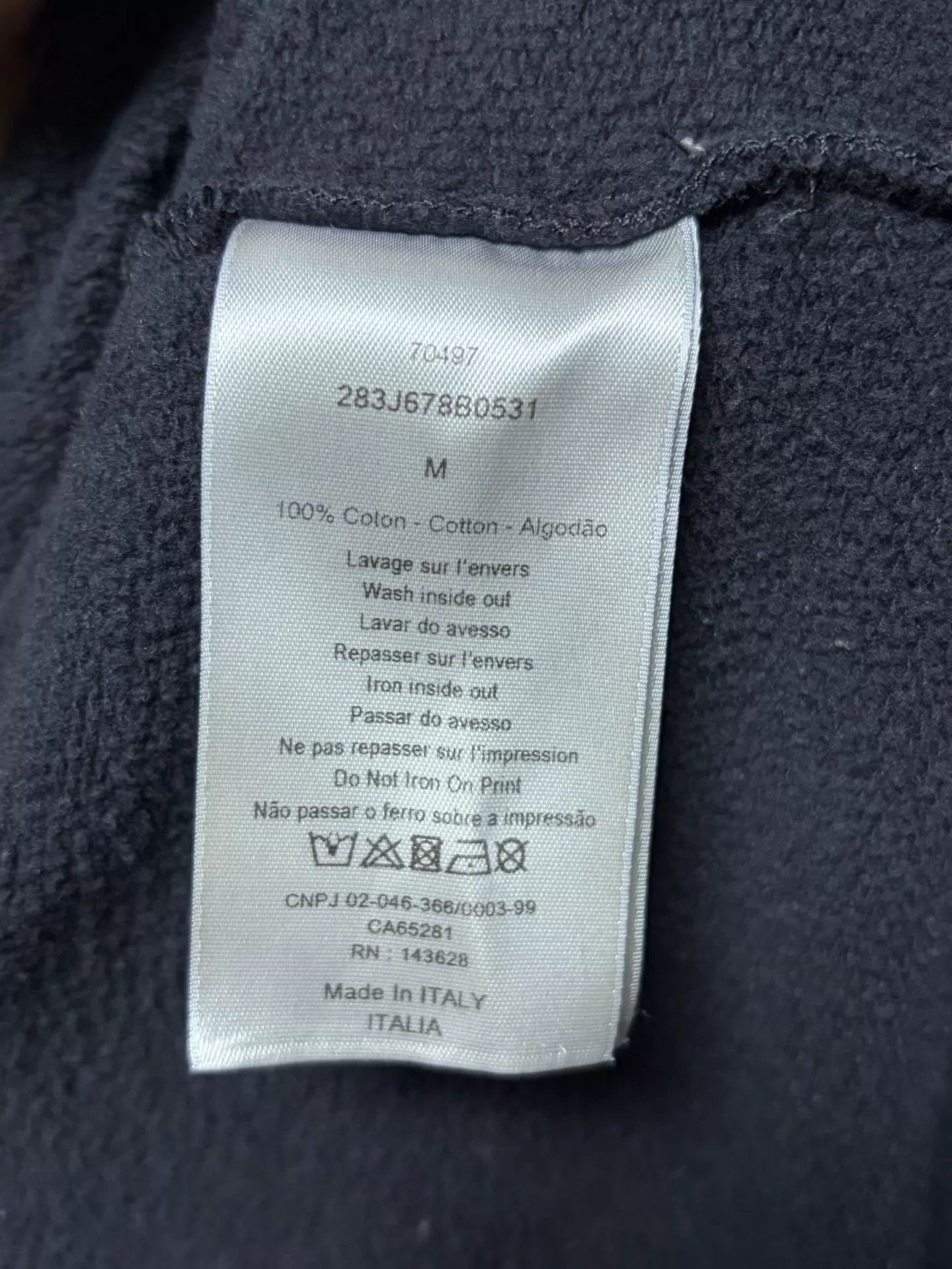 Dior Black Hoodie with Green Graphic Design Size US M / EU 48-50 / 2 - 4 Thumbnail