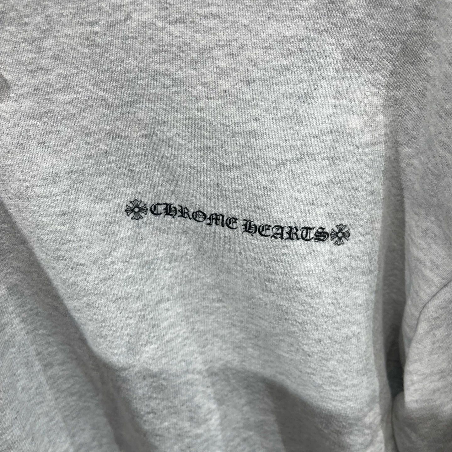 Chrome Hearts Gray Long Sleeve Sweatshirt with Flame Artwork Size US M / EU 48-50 / 2 - 4 Thumbnail