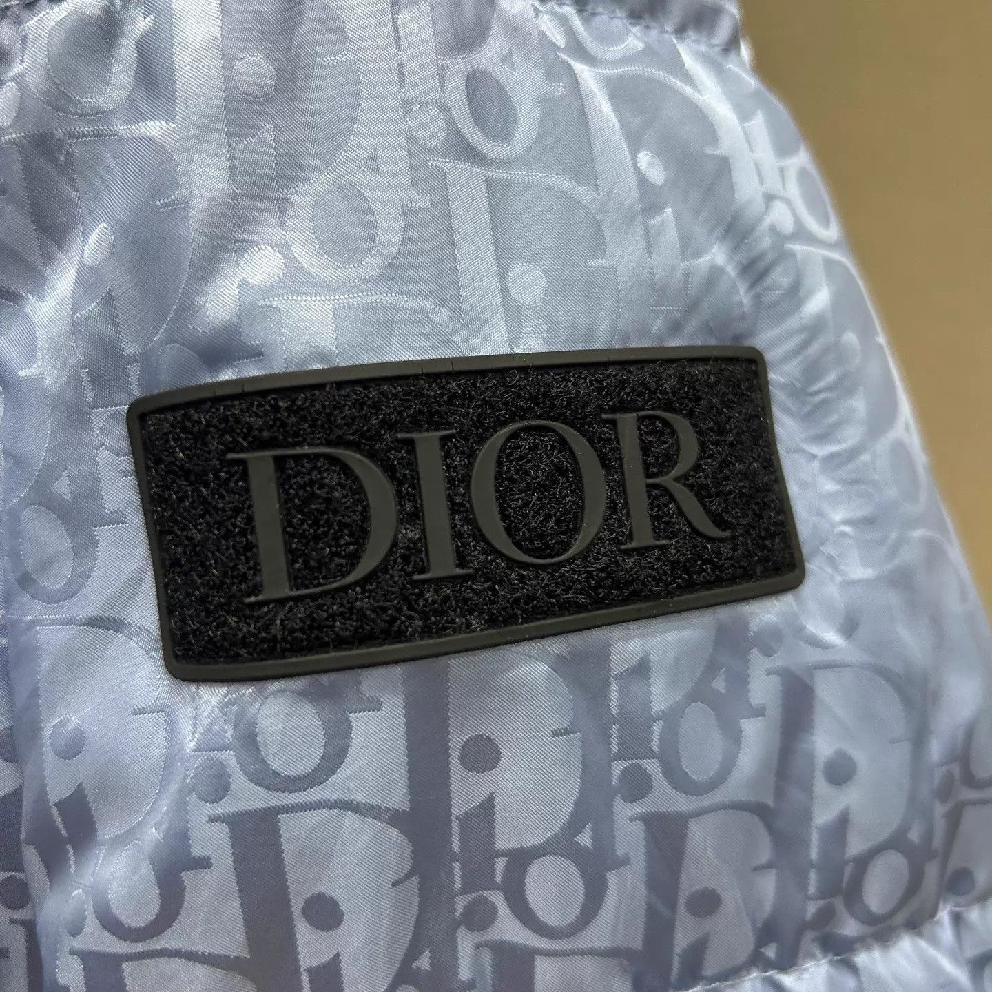 Dior Blue Quilted Puffer Jacket with Collar Size US L / EU 52-54 / 3 - 3 Thumbnail