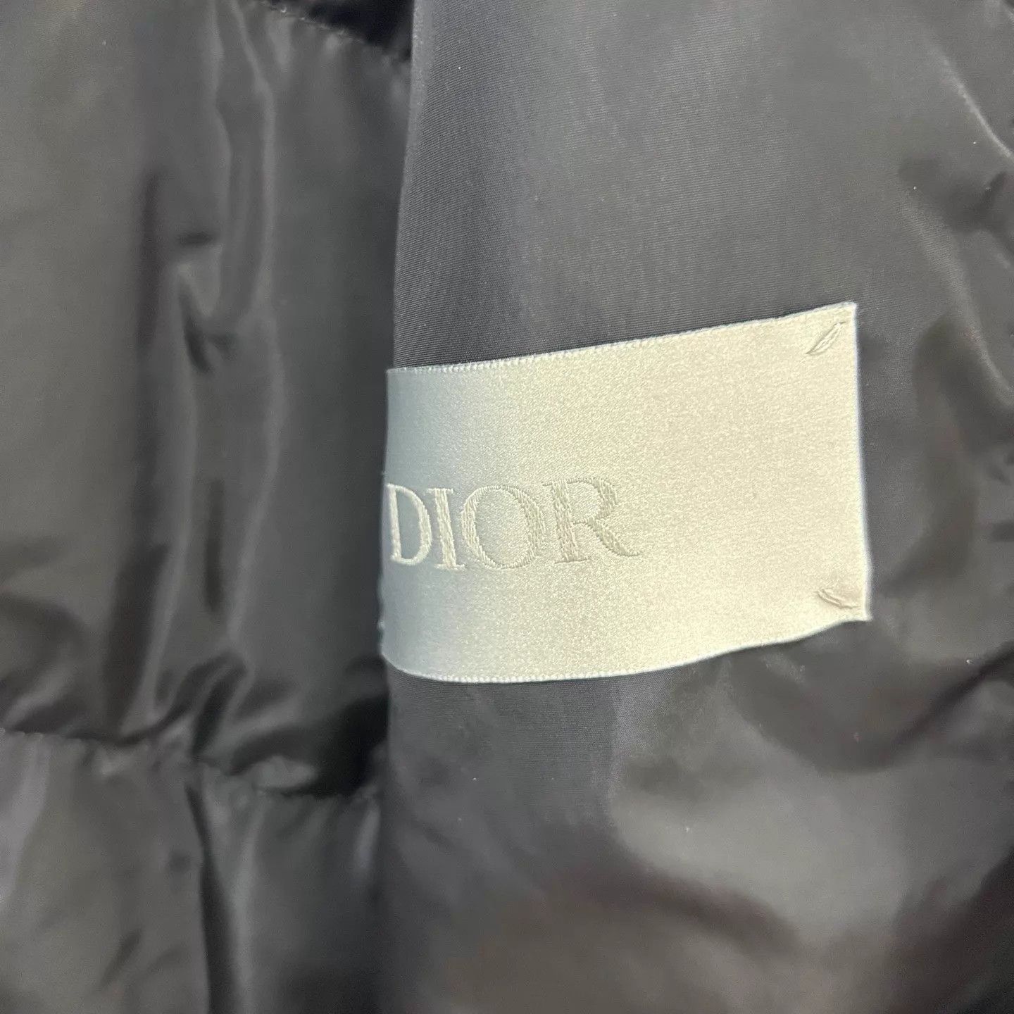 Dior Blue Quilted Puffer Jacket with Collar Size US L / EU 52-54 / 3 - 4 Thumbnail