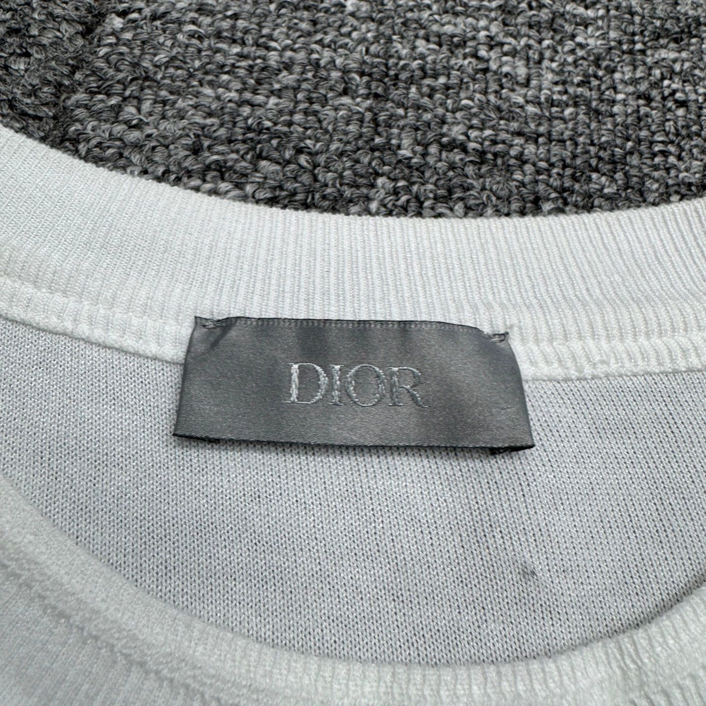 Dior White Short Sleeve T-Shirt with Red Smiley Print Size US S / EU 44-46 / 1 - 2 Thumbnail
