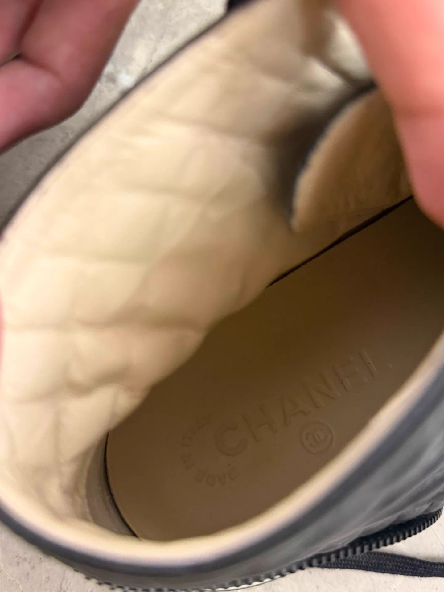 Chanel Black Quilted High-Top Sneakers Size 10 Size US 10 / EU 43 - 8 Thumbnail
