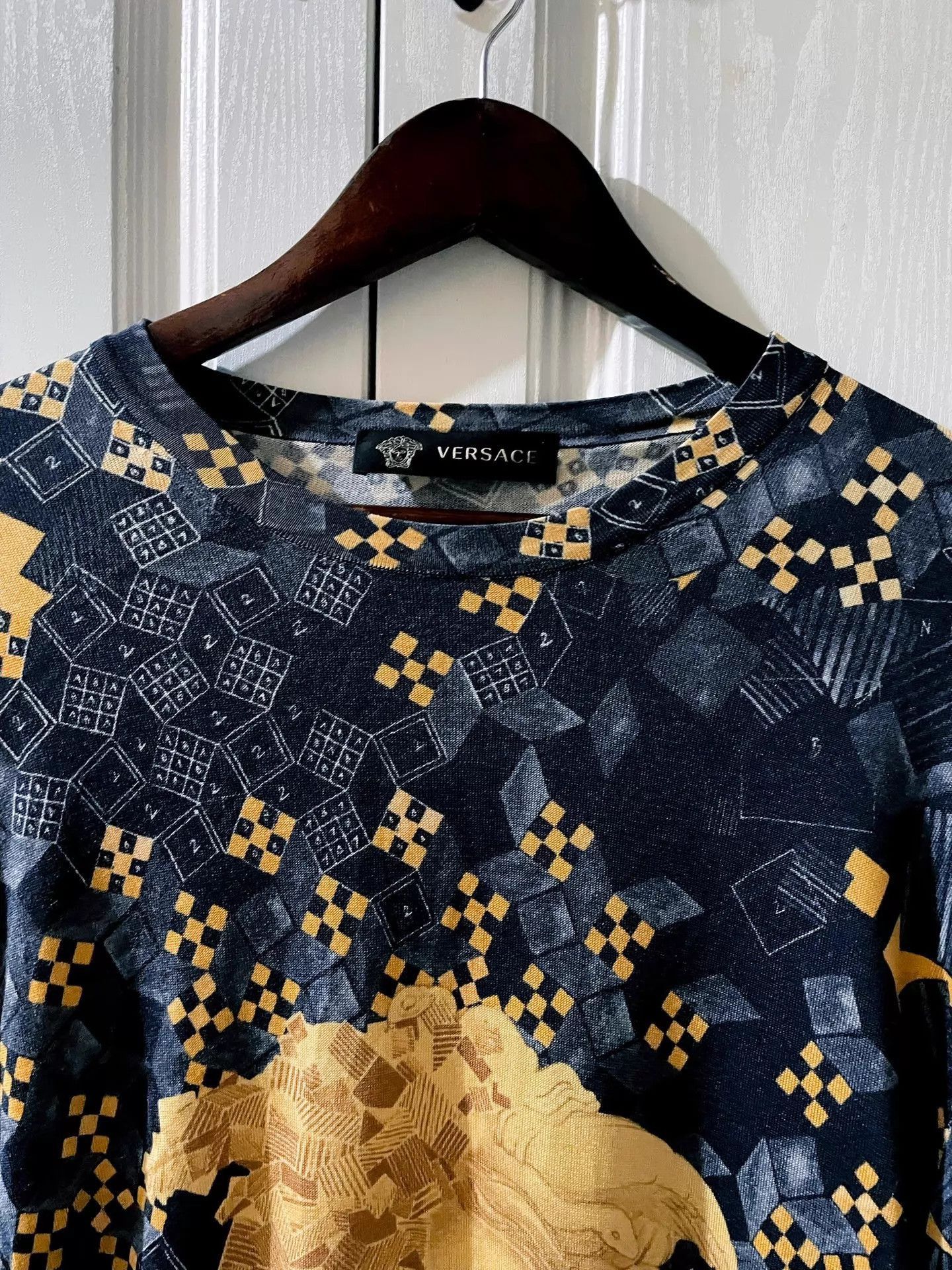 Versace Multi Medusa Print Long Sleeve Shirt Size US L / EU 52-54 / 3 - 3 Thumbnail