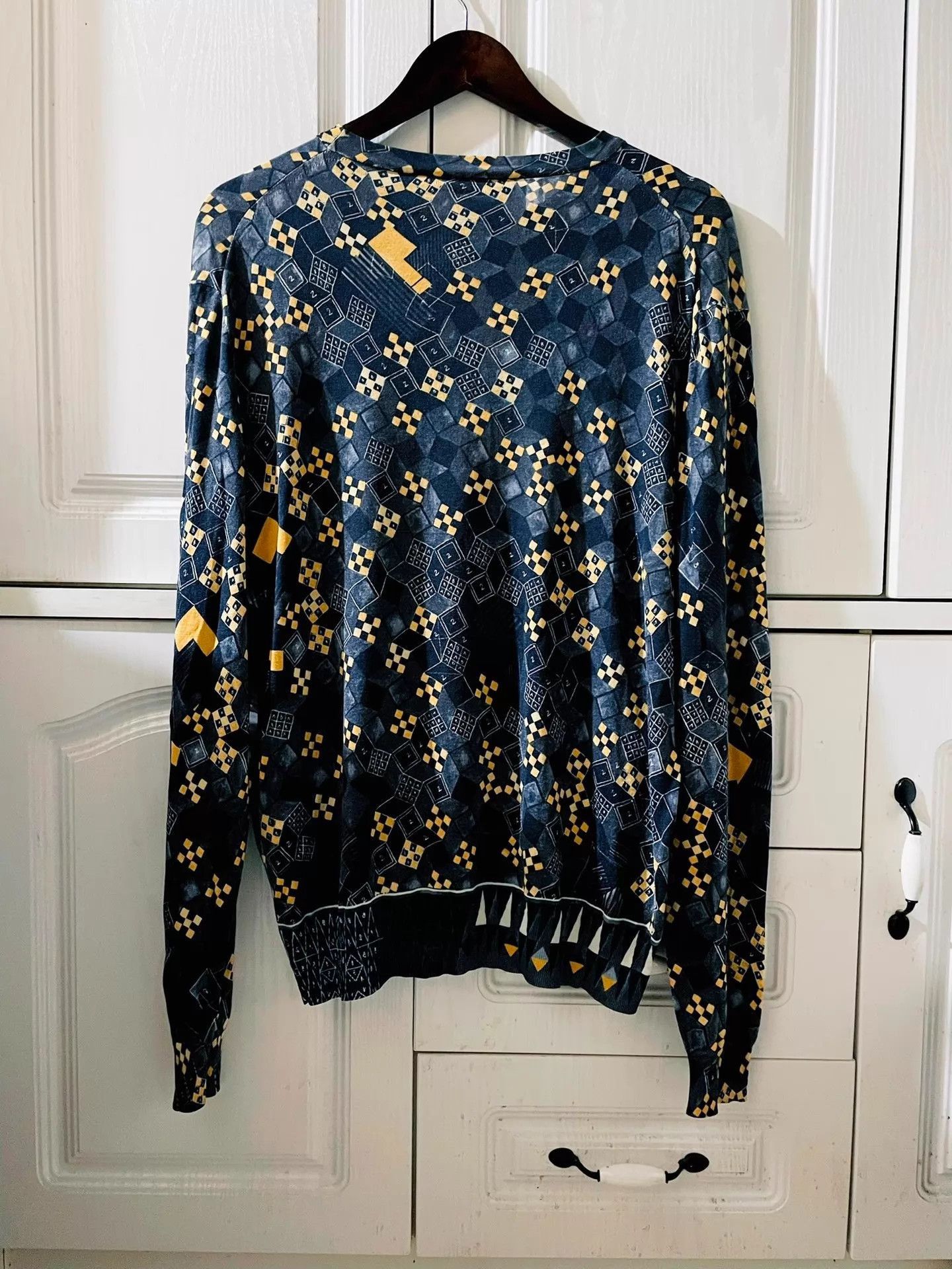 Versace Multi Medusa Print Long Sleeve Shirt Size US L / EU 52-54 / 3 - 2 Thumbnail