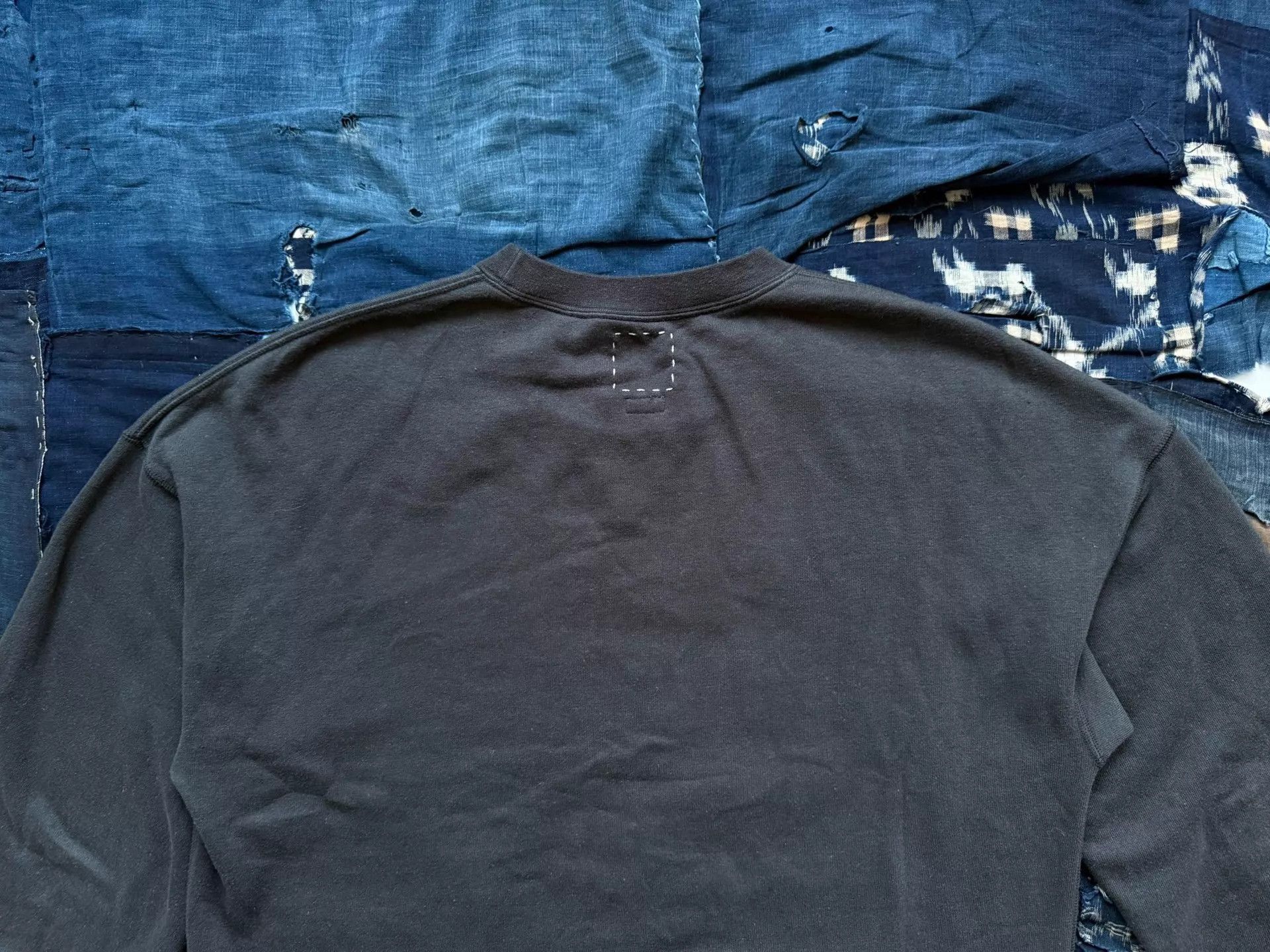 Visvim Black Long-Sleeve Sweatshirt Size US XXL / EU 58 / 5 - 6 Thumbnail