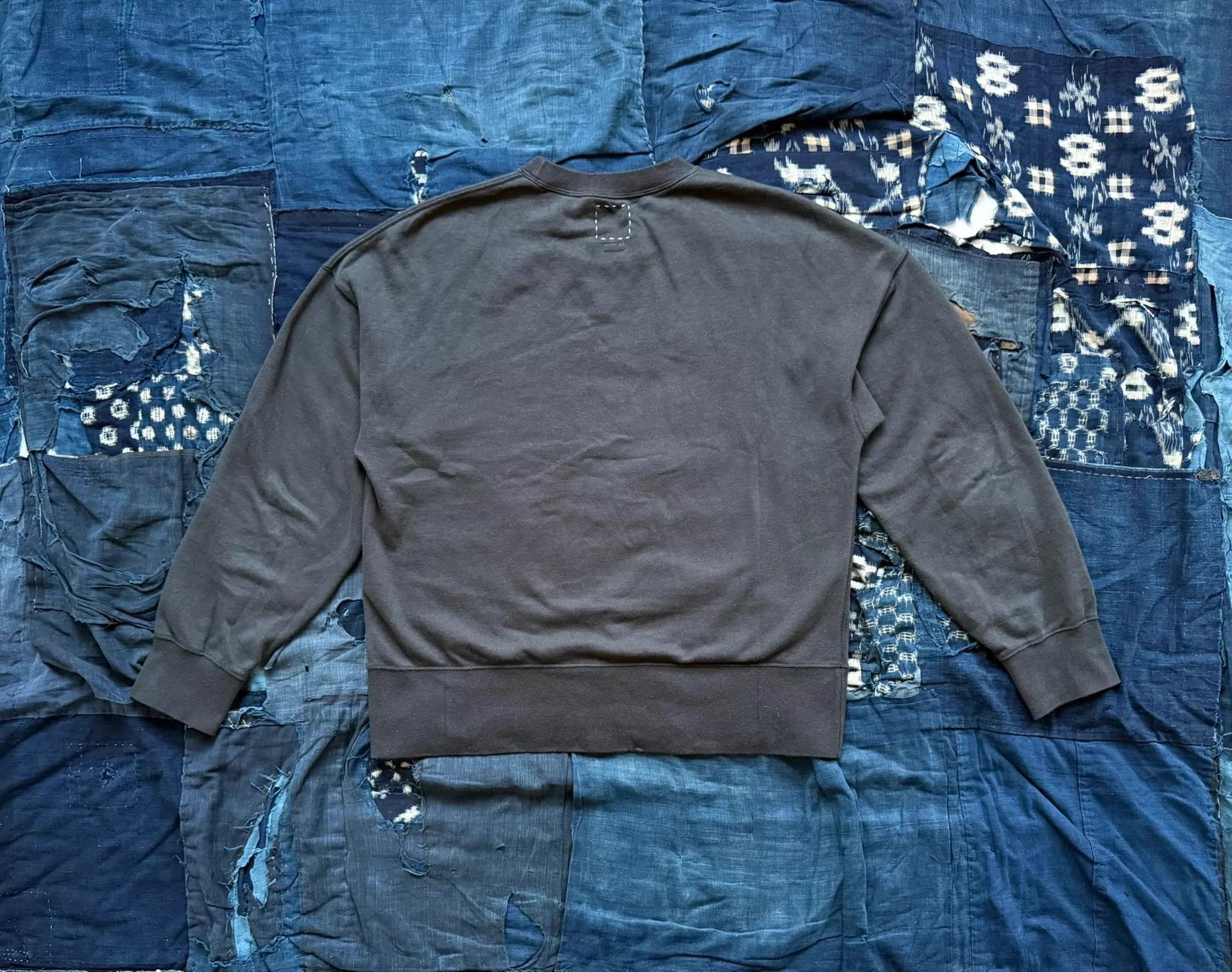 Visvim Black Long-Sleeve Sweatshirt Size US XXL / EU 58 / 5 - 2 Thumbnail