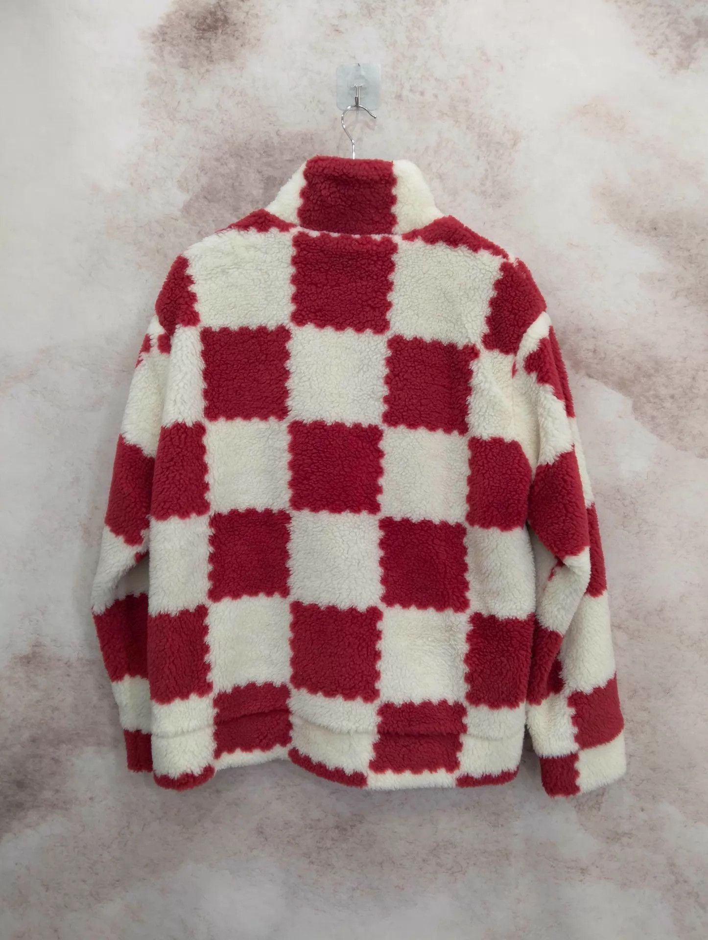 Louis Vuitton Multi Checkered Fleece Zip-Up Jacket Size US L / EU 52-54 / 3 - 2 Thumbnail
