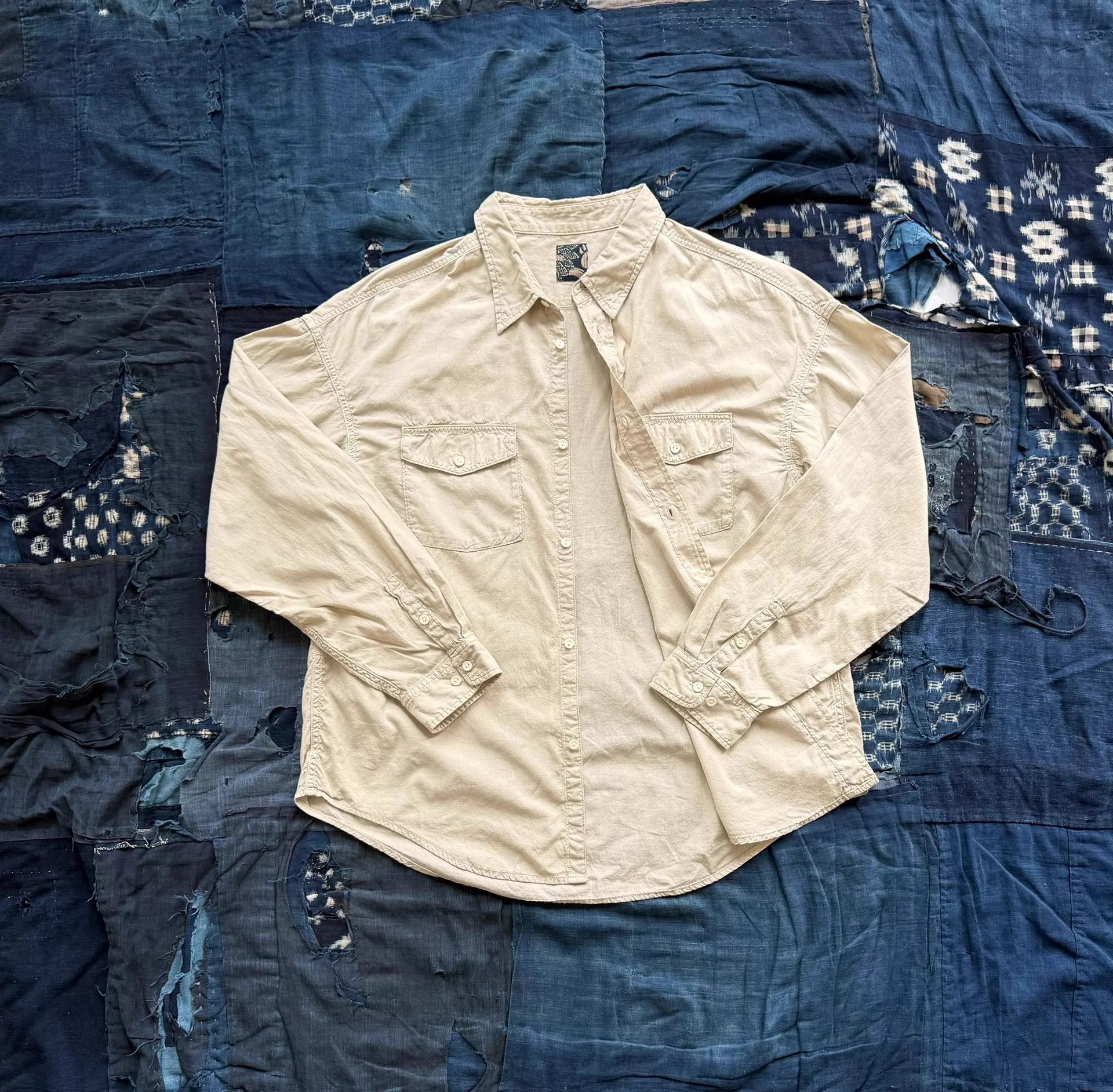 Visvim Multi Color Long Sleeve Button-Up Shirt Size US XL / EU 56 / 4 - 2 Thumbnail