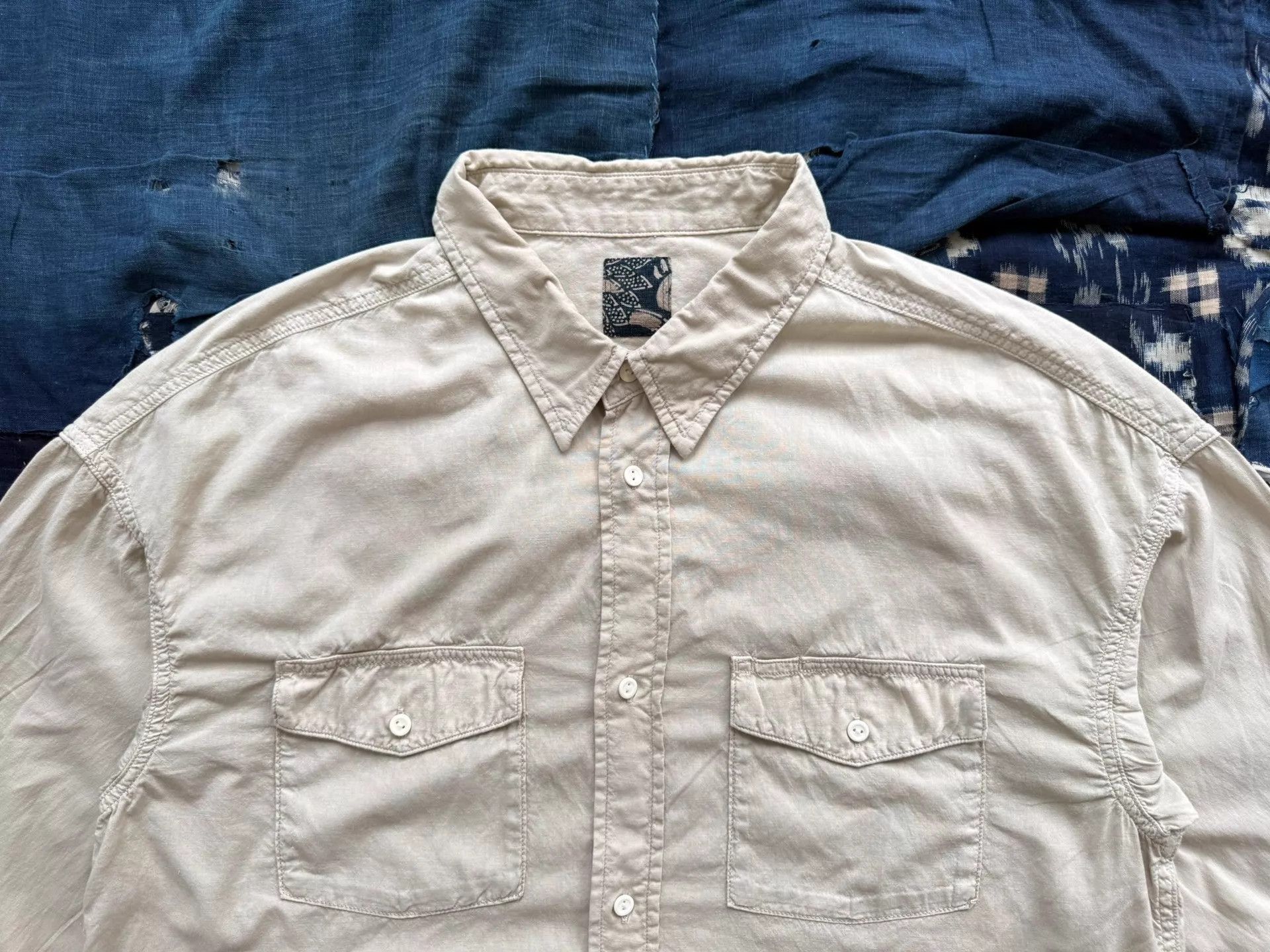 Visvim Multi Color Long Sleeve Button-Up Shirt Size US XL / EU 56 / 4 - 4 Thumbnail